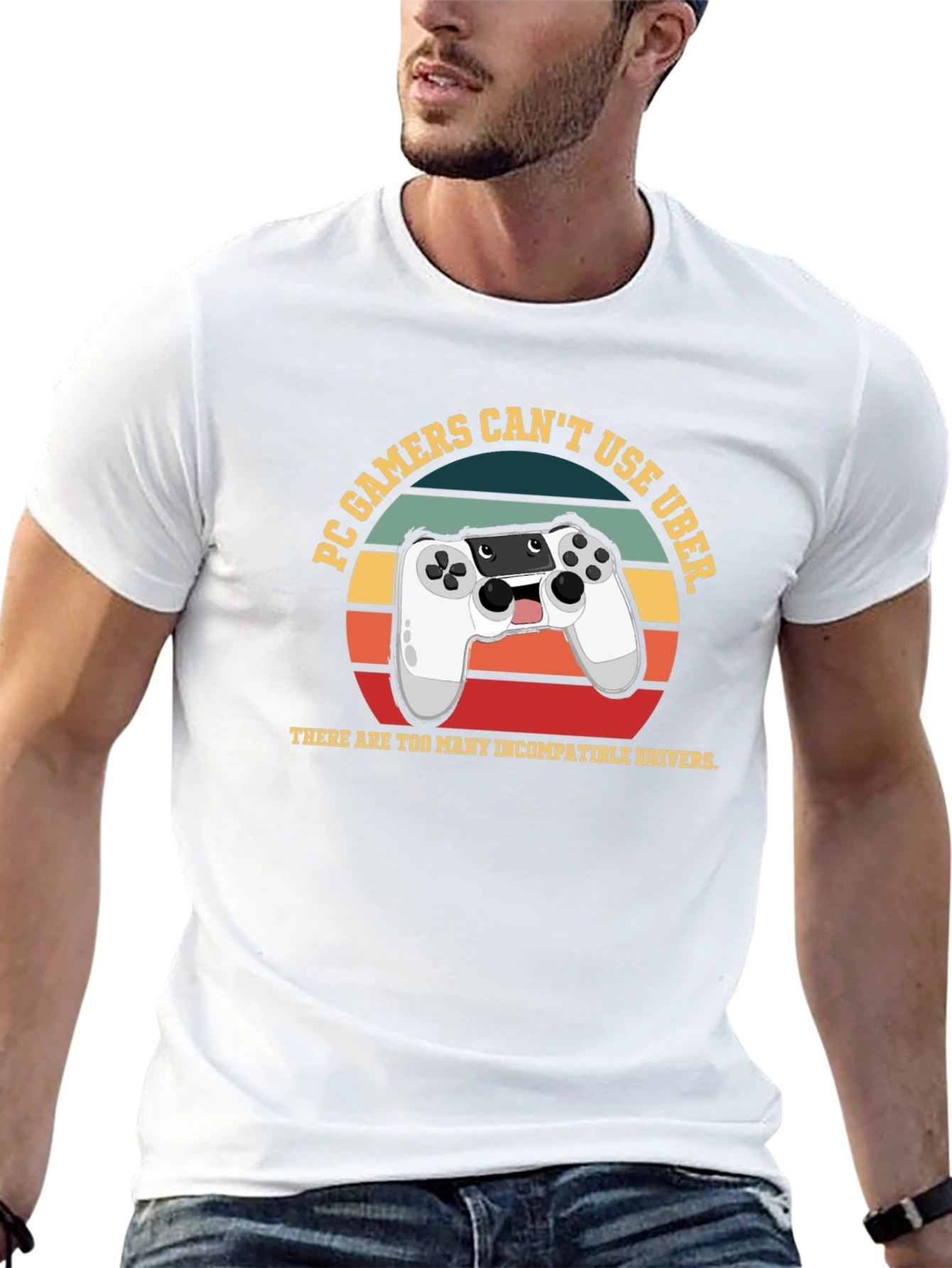 PC Gamers Cant Use Uber Funny T-Shirt