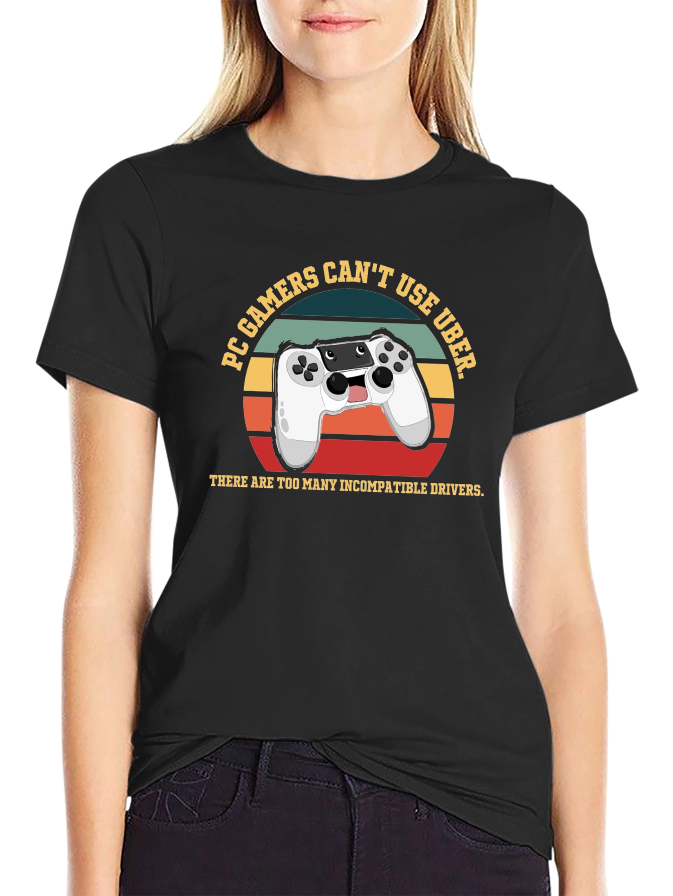 PC Gamers Cant Use Uber Funny T-Shirt