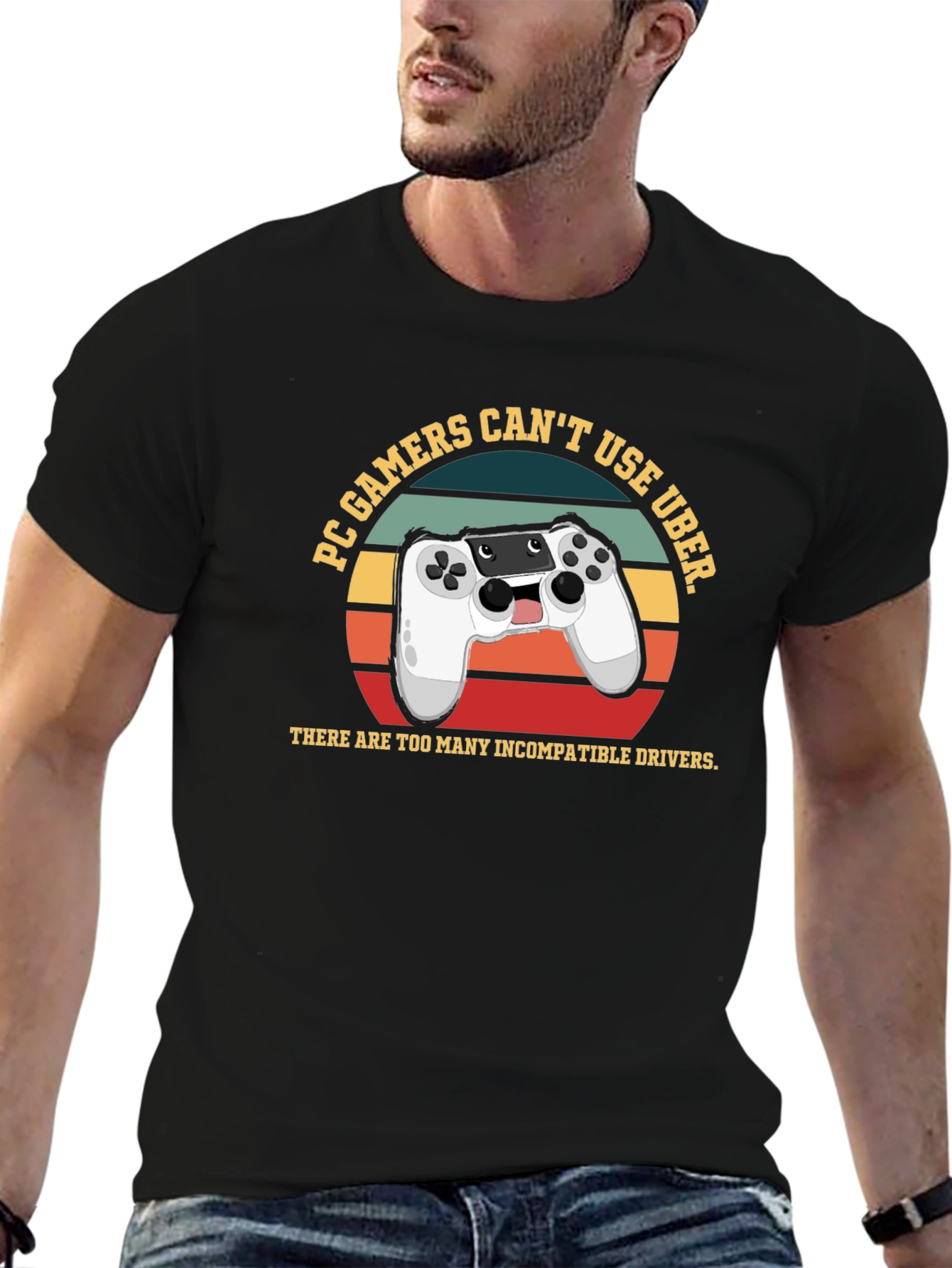 PC Gamers Cant Use Uber Funny T-Shirt