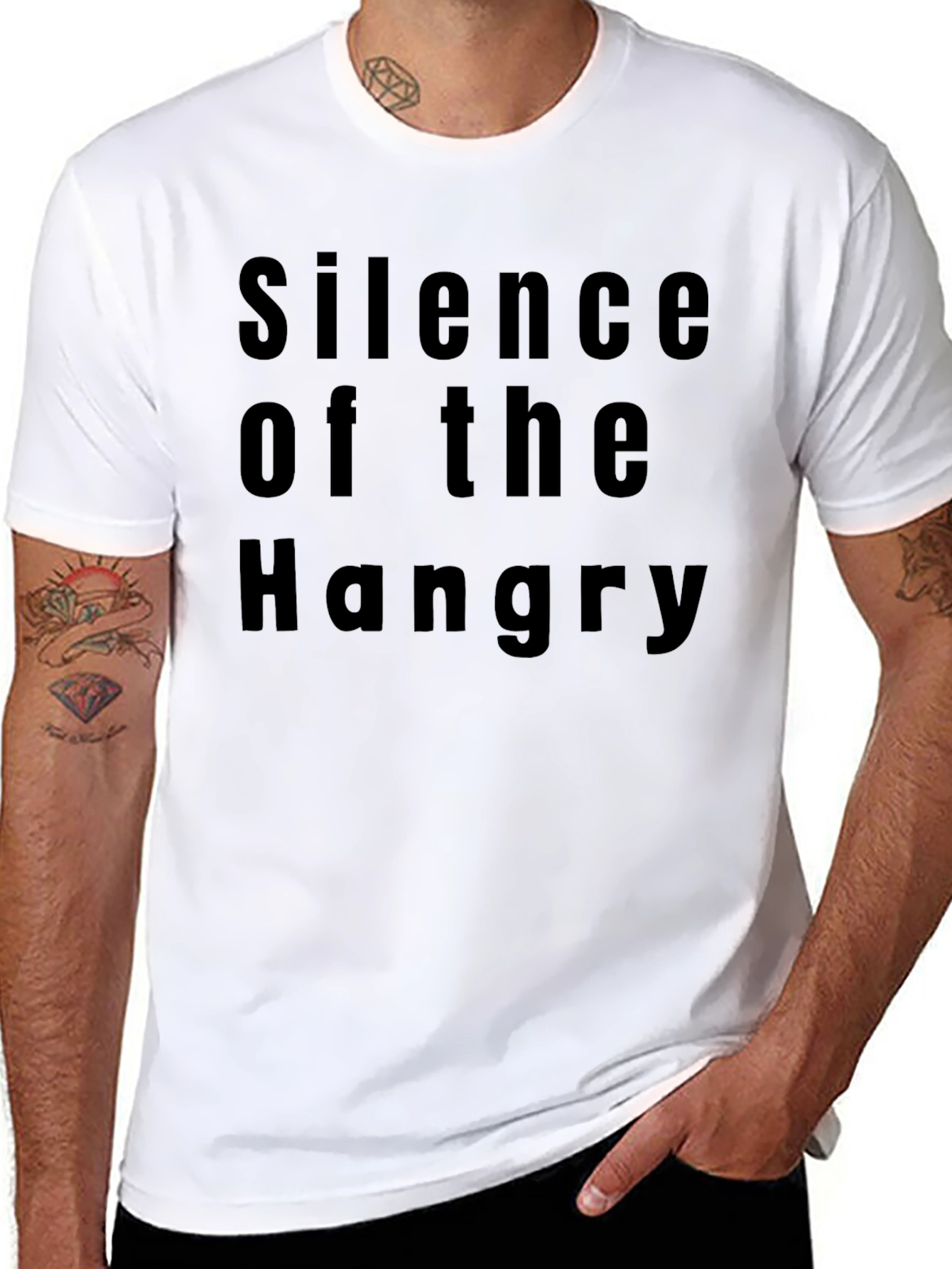 Silence of the Hangry T-Shirt - Funny Foodie Tee