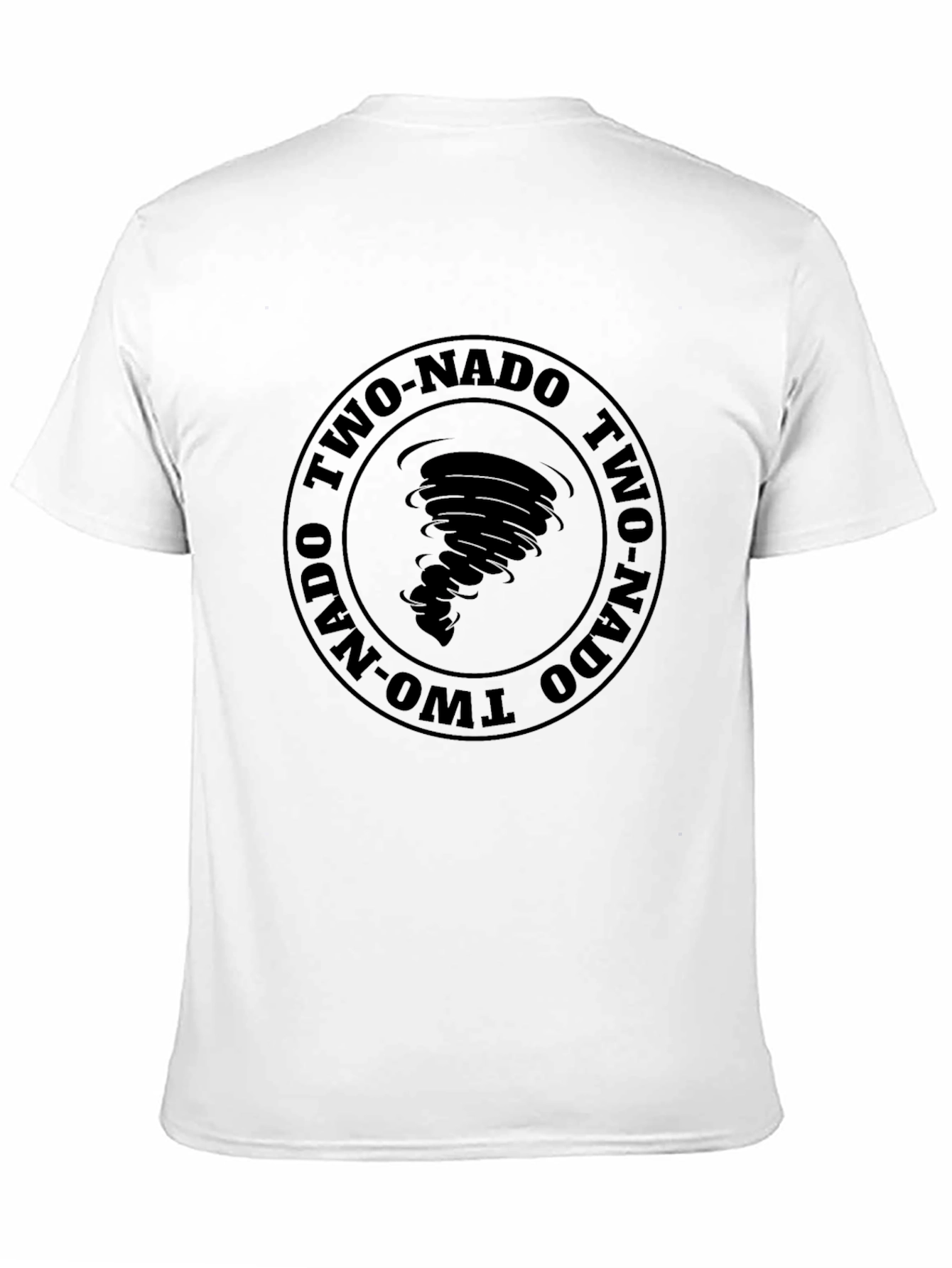 Two-Nado Tornado Graphic Black T-Shirt