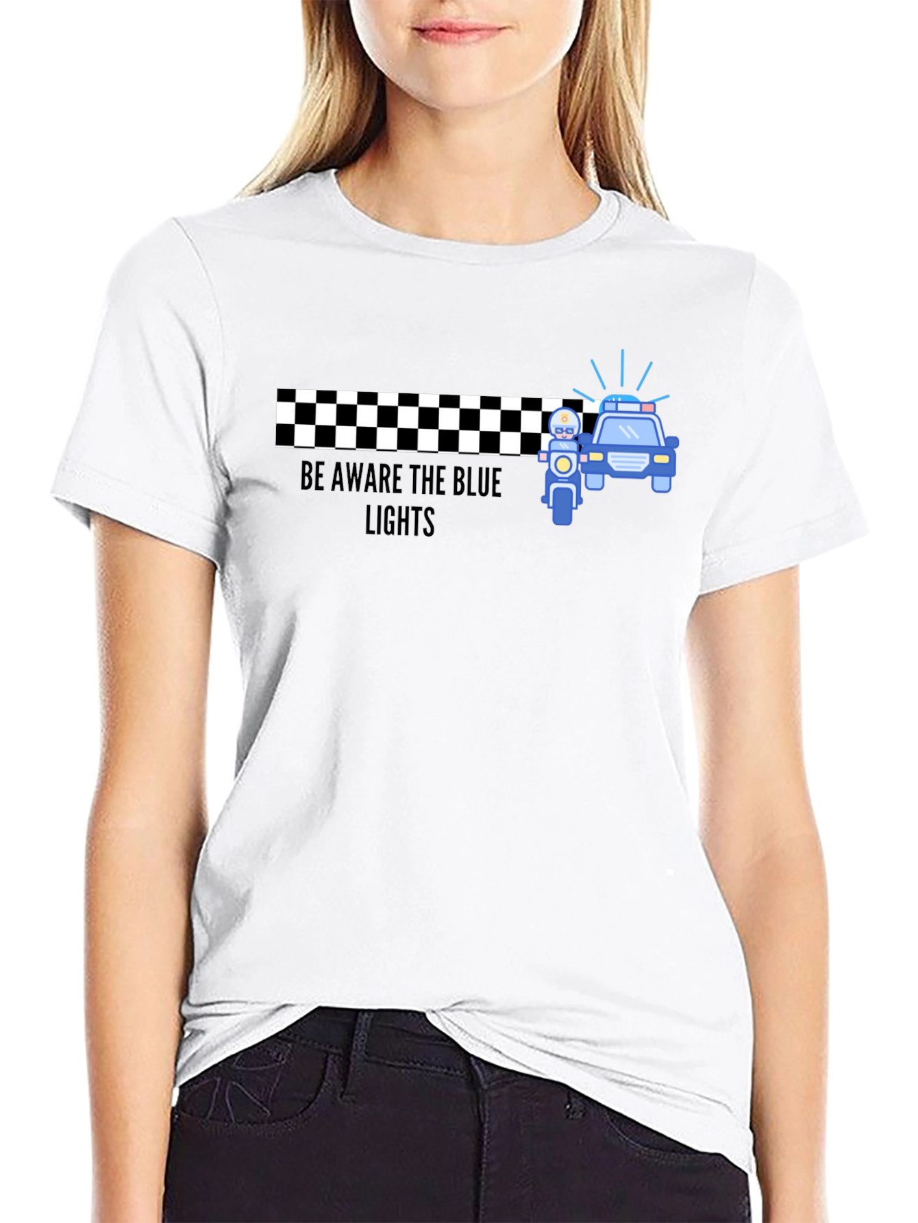 Be Aware The Blue Lights T-Shirt