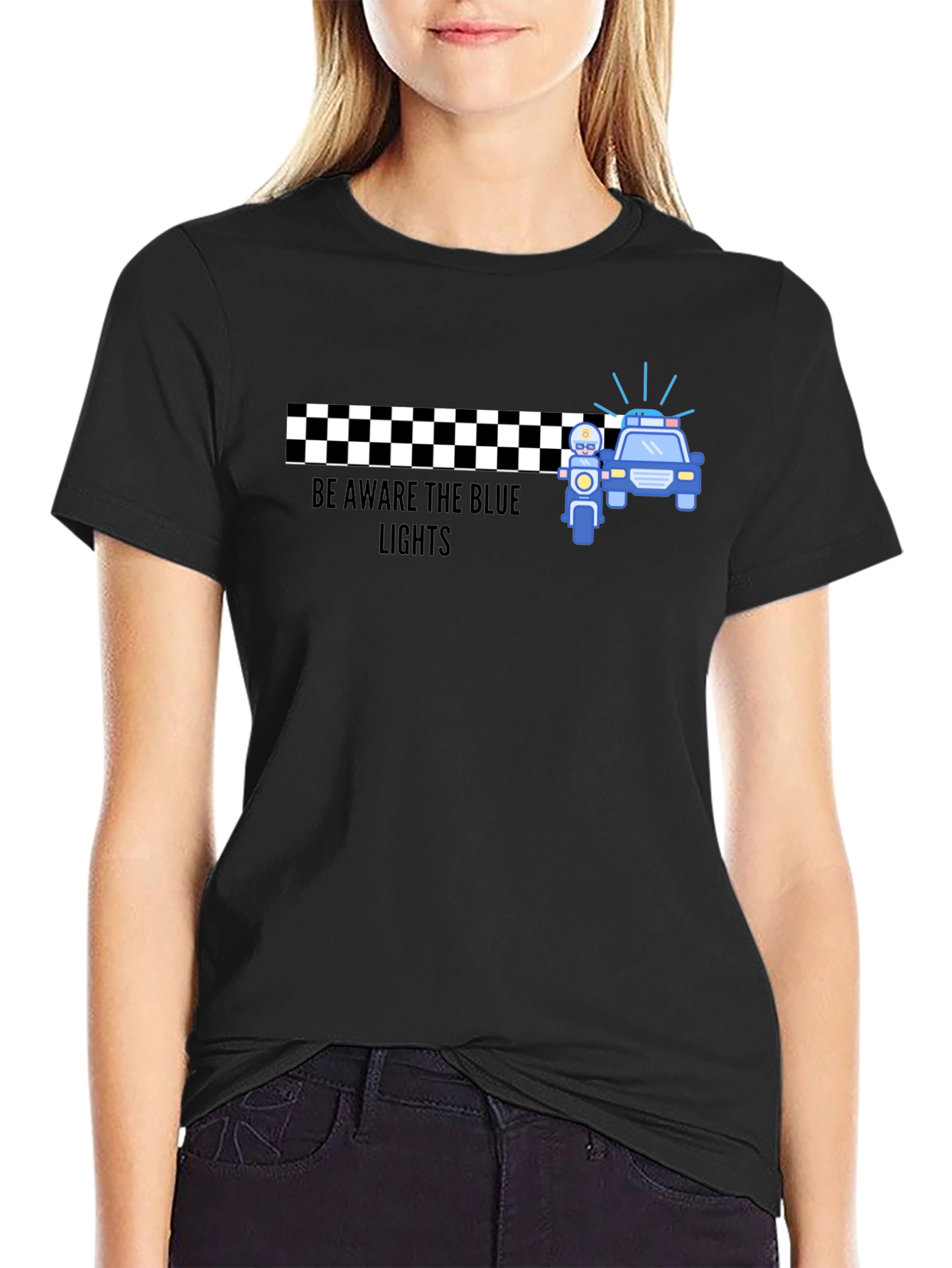 Be Aware The Blue Lights T-Shirt