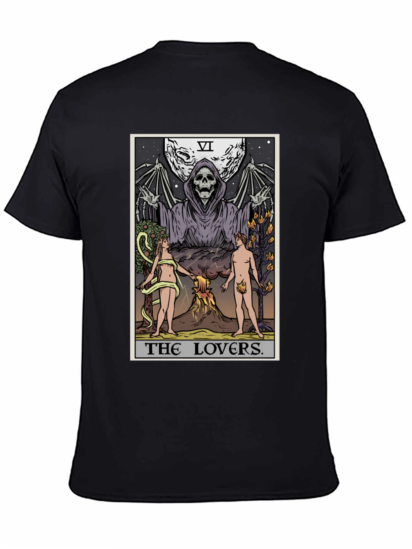 The Lovers Tarot Card Graphic T-Shirt