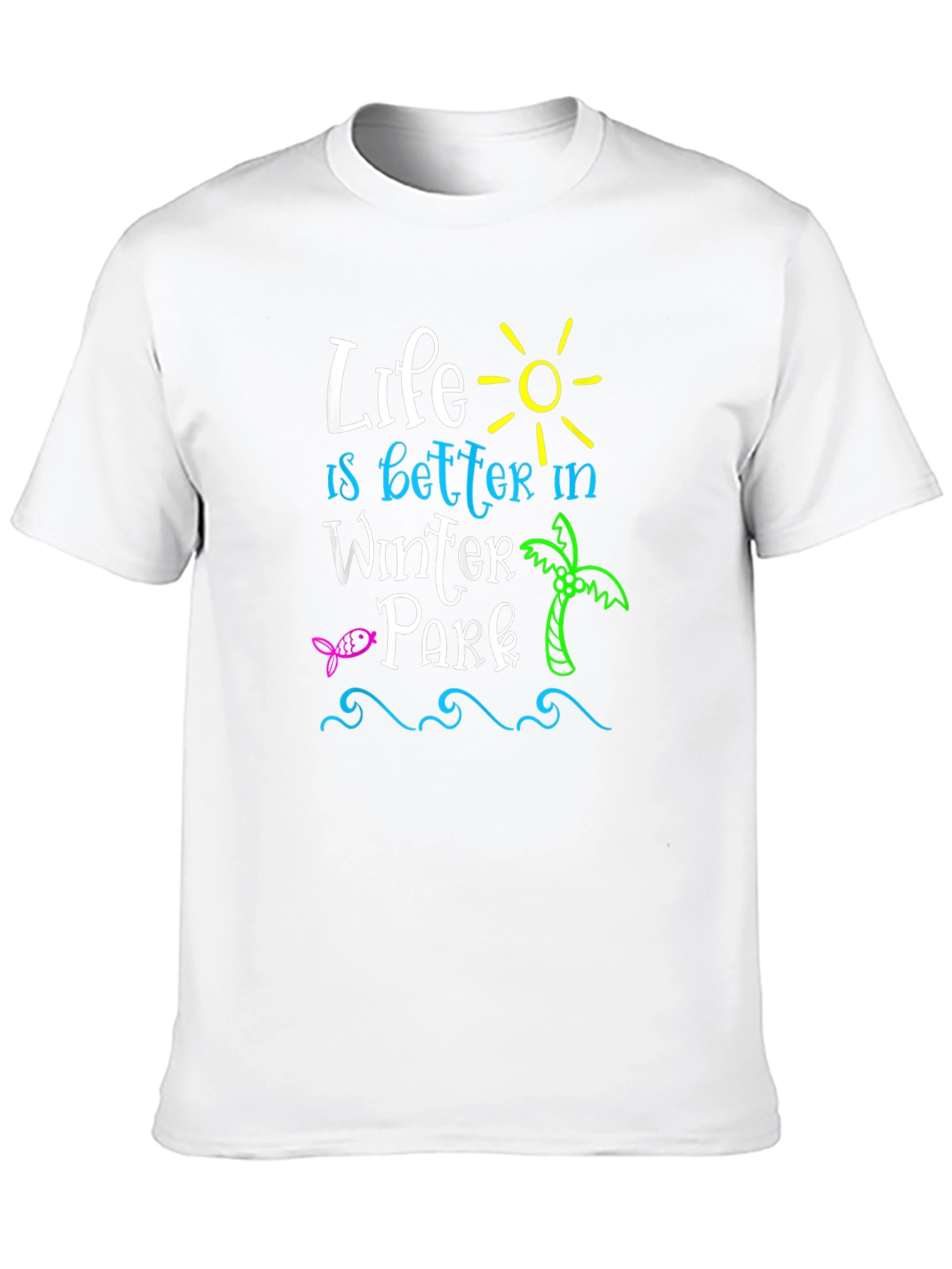 Life is Better in Winter Park Black T-Shirt