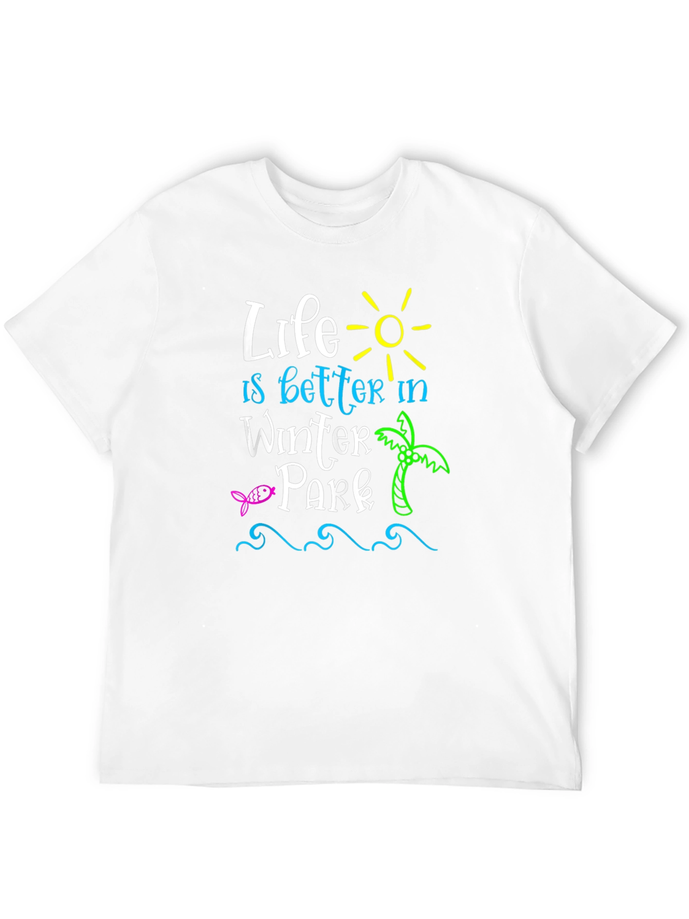 Life is Better in Winter Park Black T-Shirt
