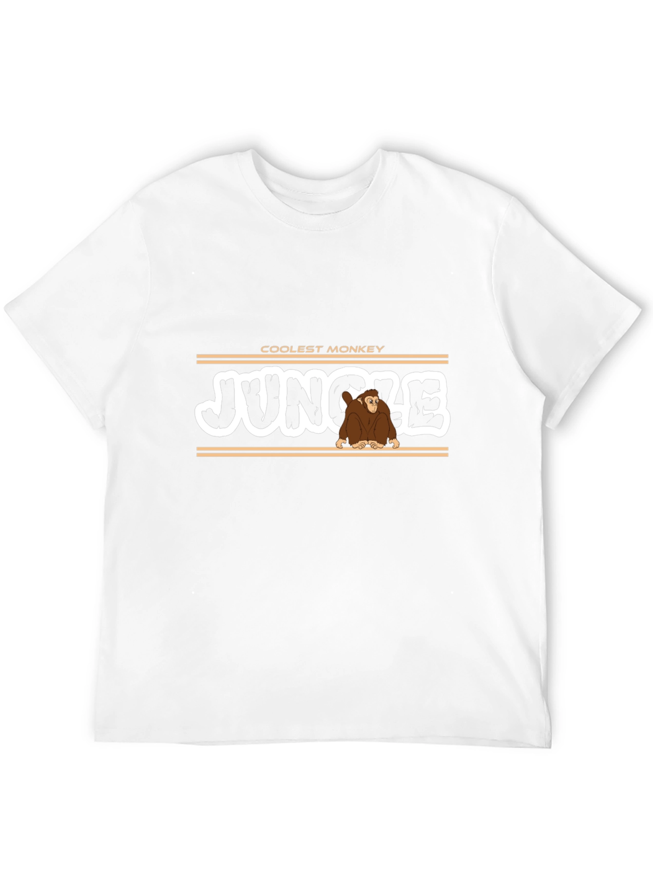 Coolest Monkey Jungle Graphic T-Shirt