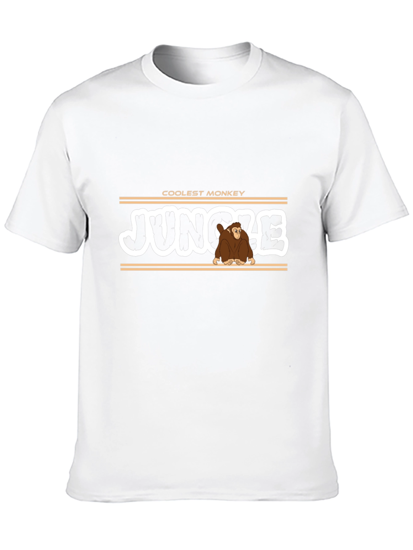 Coolest Monkey Jungle Graphic T-Shirt