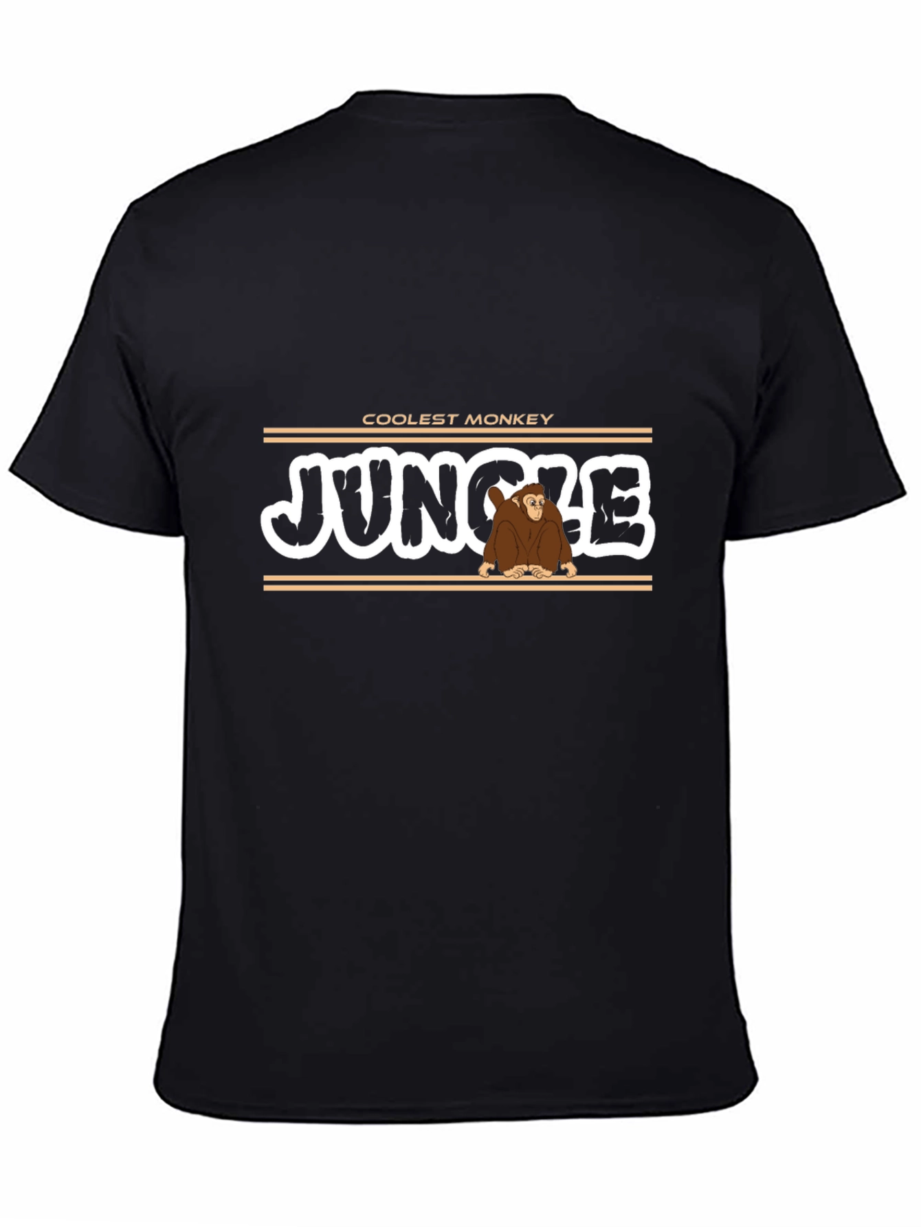 Coolest Monkey Jungle Graphic T-Shirt