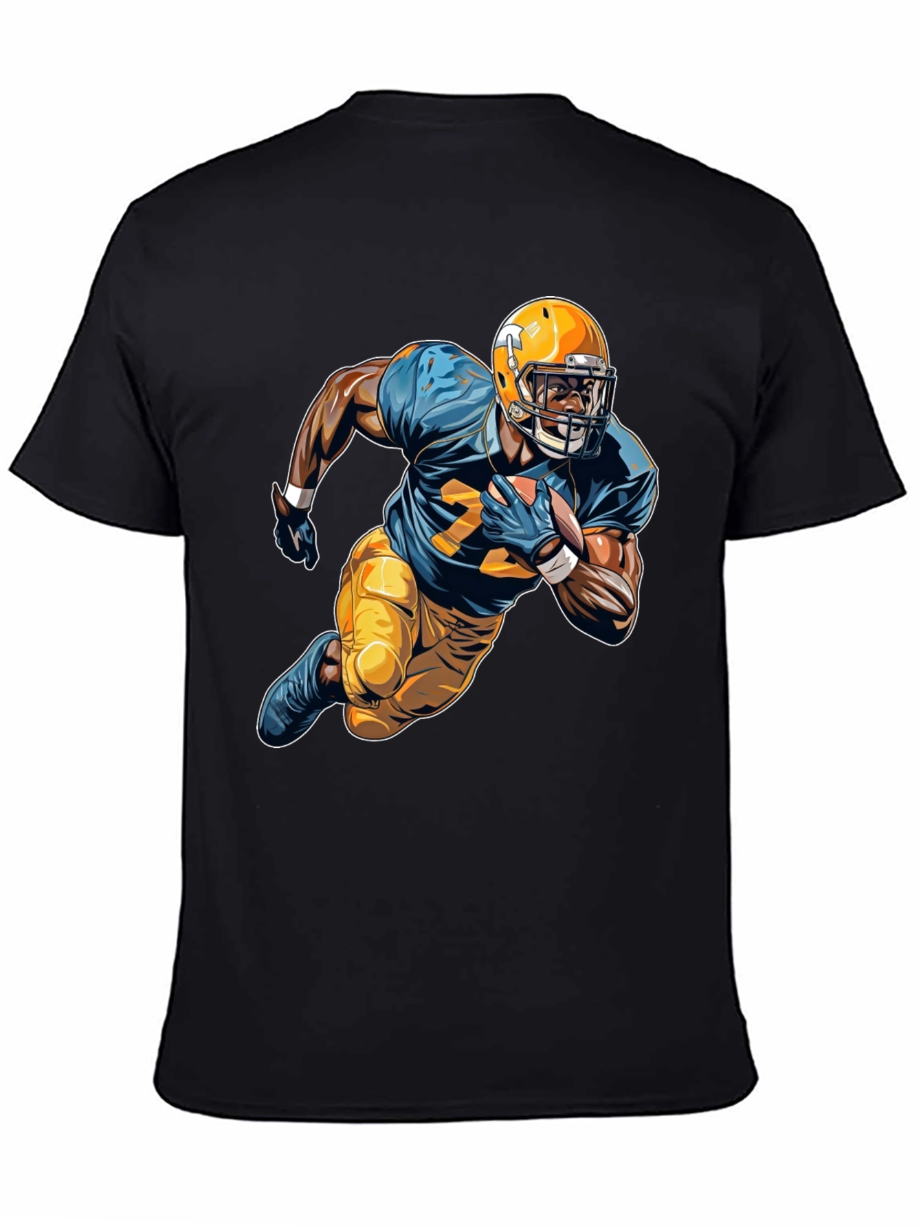 Football Player Graphic Tee - Sports Fan Apparel