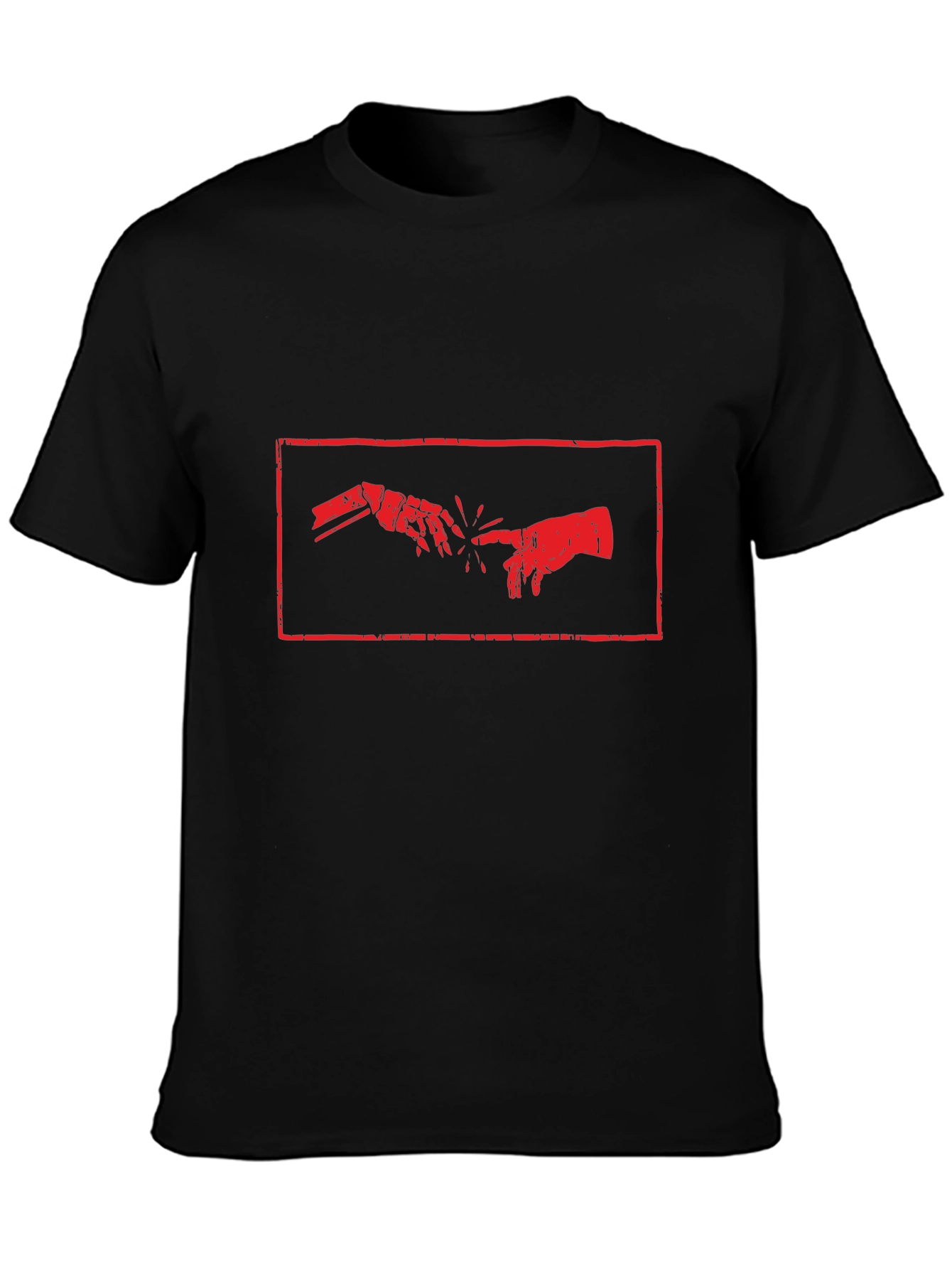 Creation of Adam Robot Hand T-Shirt