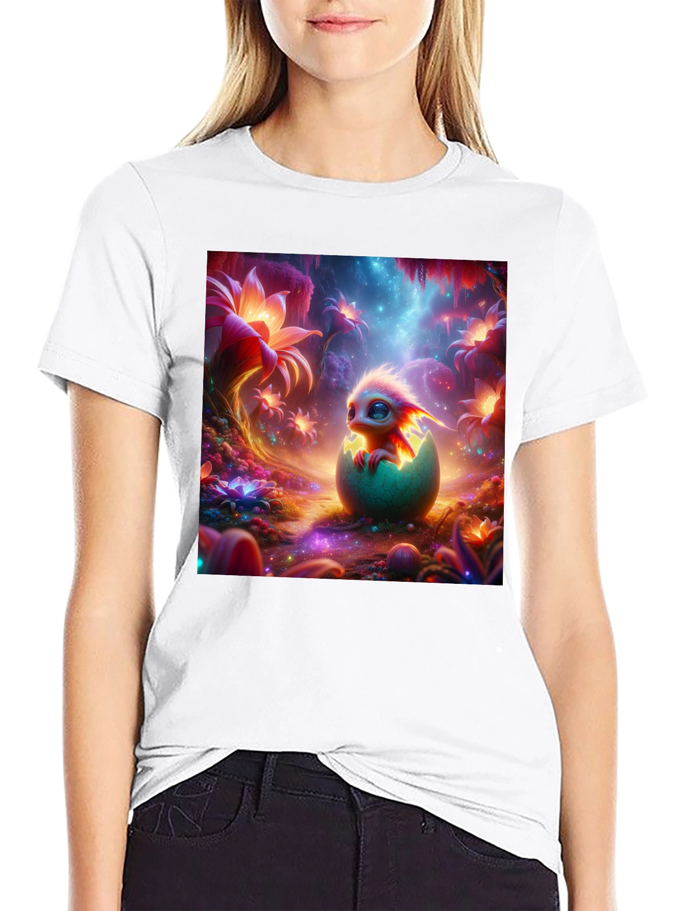 Fantasy Hatchling Graphic T-Shirt