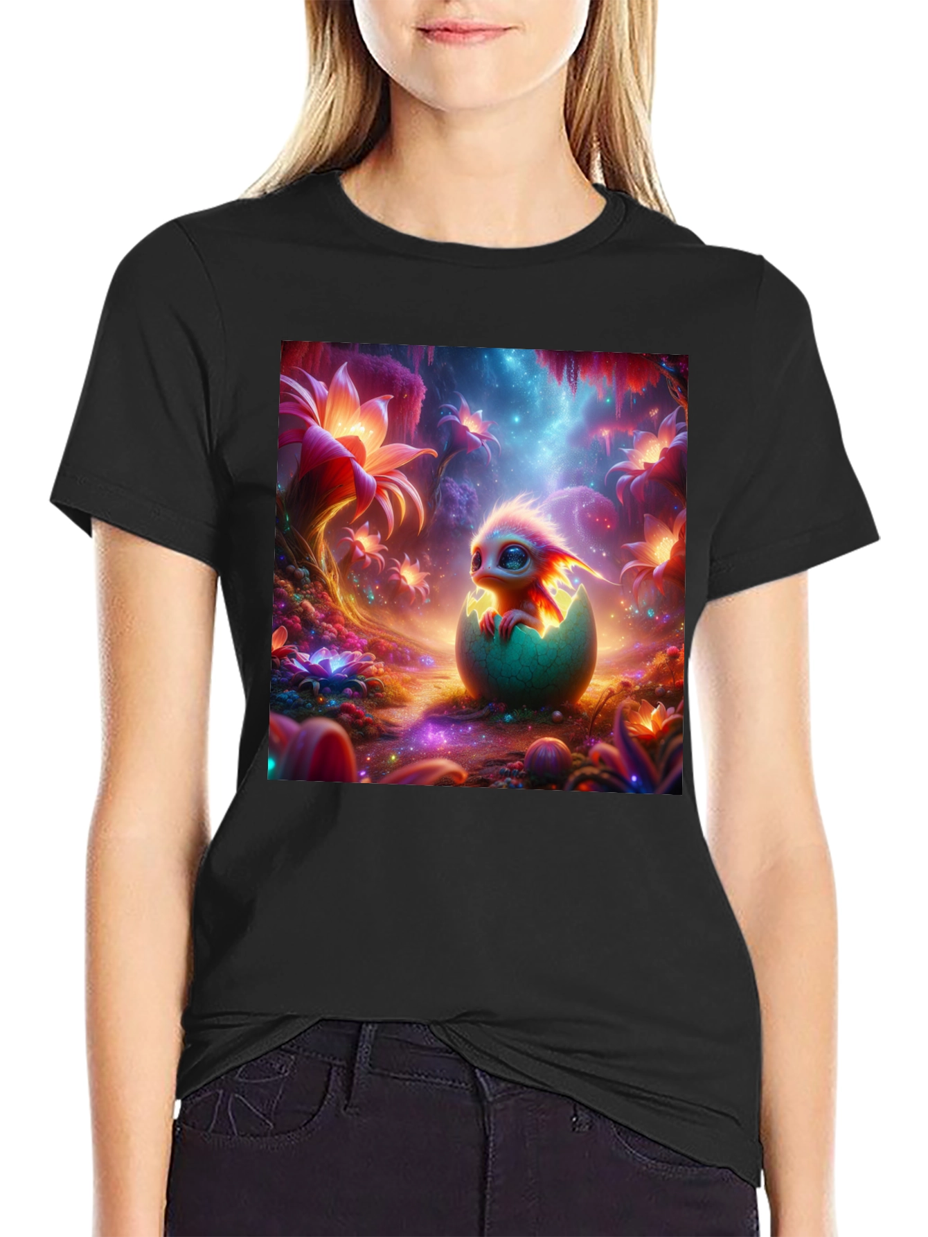 Fantasy Hatchling Graphic T-Shirt