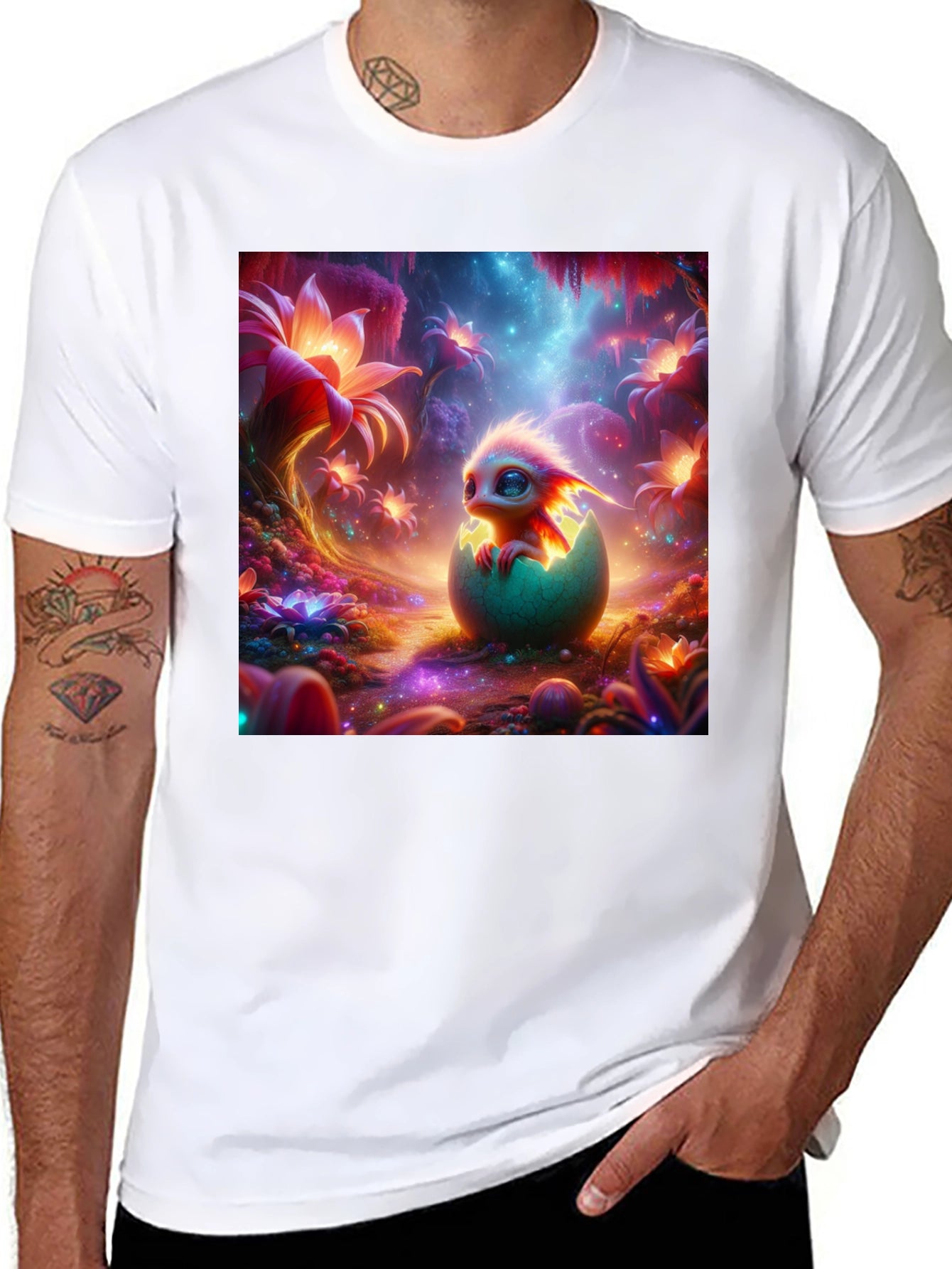 Fantasy Hatchling Graphic T-Shirt