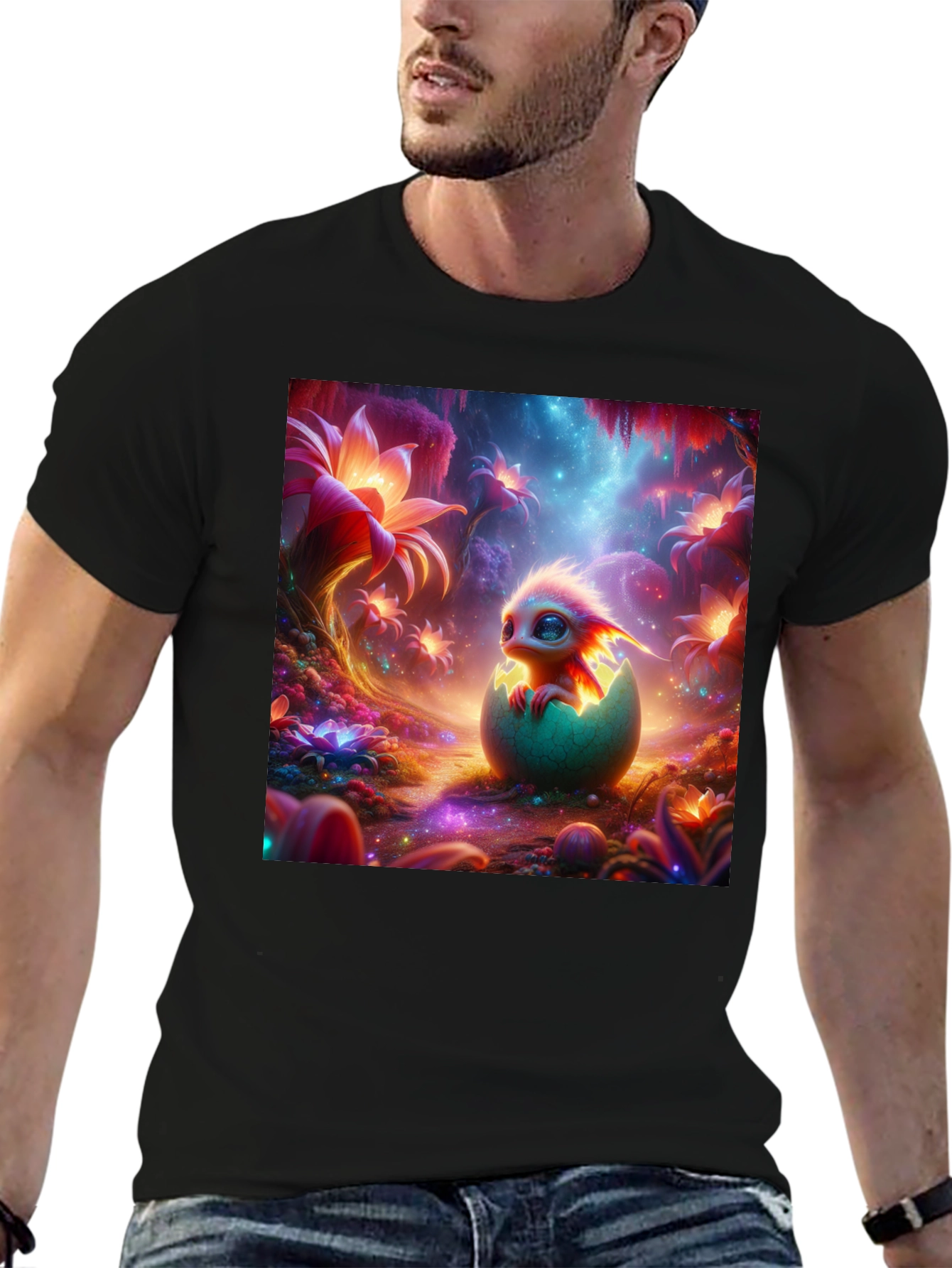 Fantasy Hatchling Graphic T-Shirt