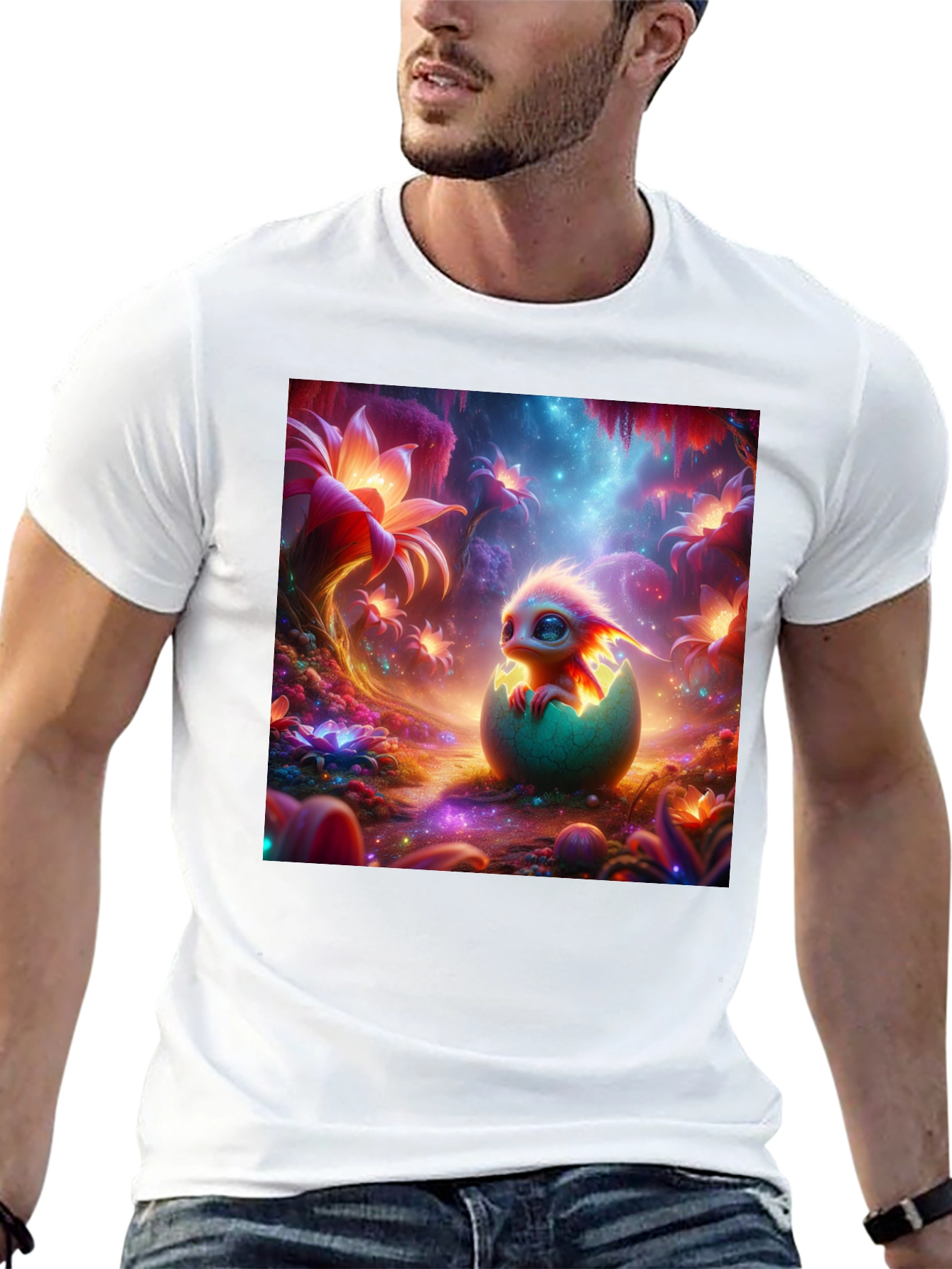 Fantasy Hatchling Graphic T-Shirt