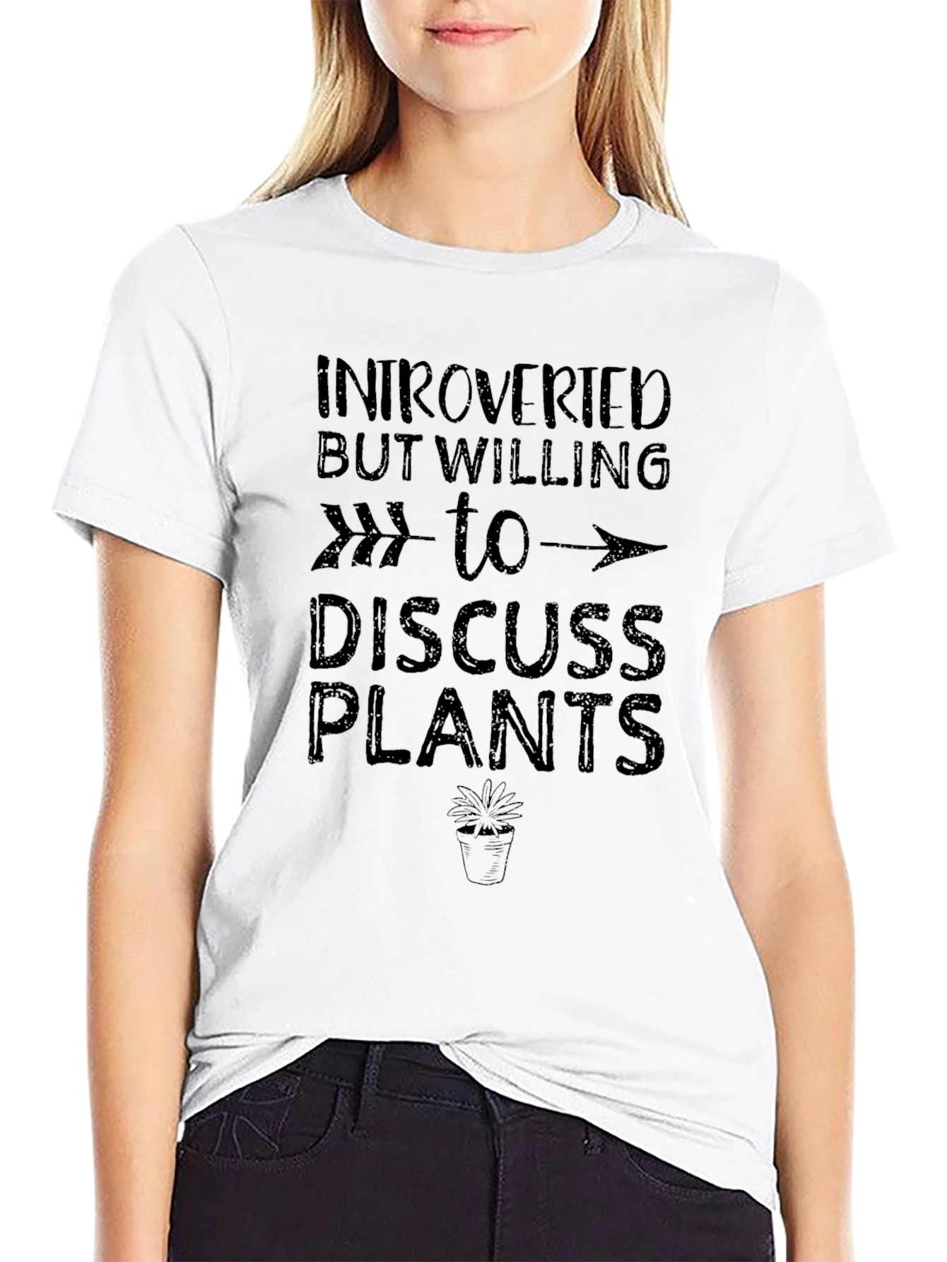 Introverted But Willing to Discuss Plants T-Shirt