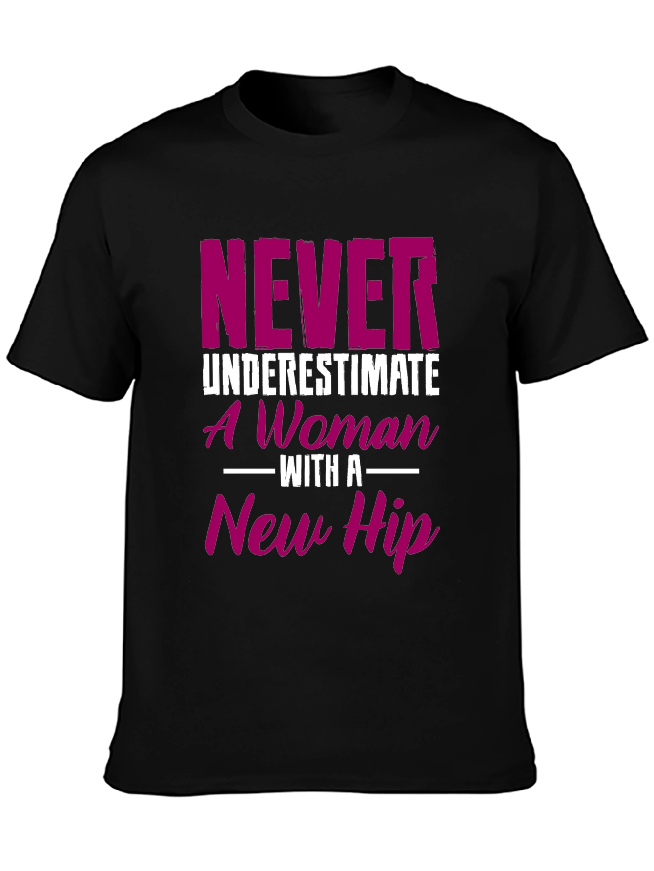 New Hip Womans Tee - Funny Recovery Gift