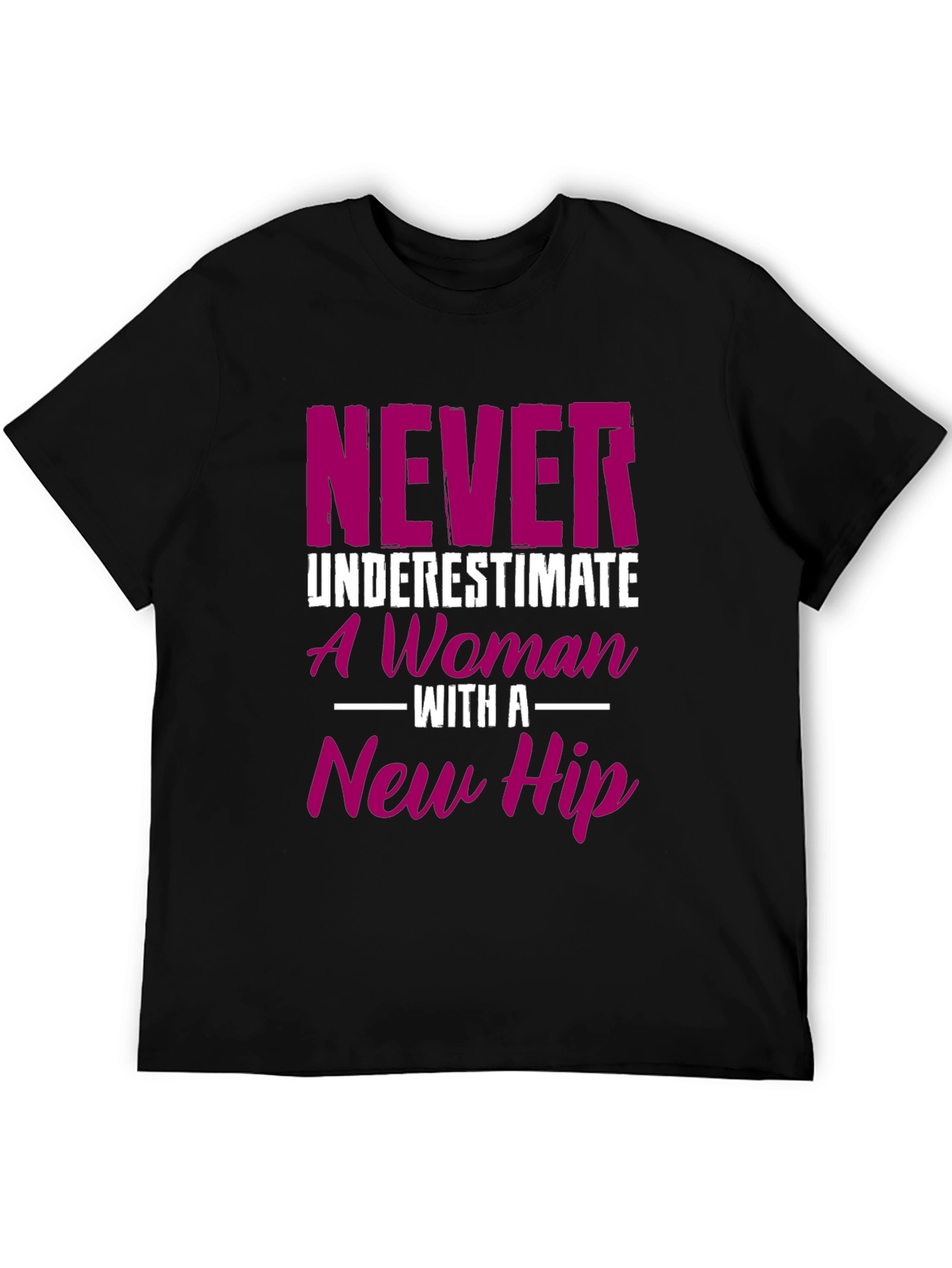 New Hip Womans Tee - Funny Recovery Gift