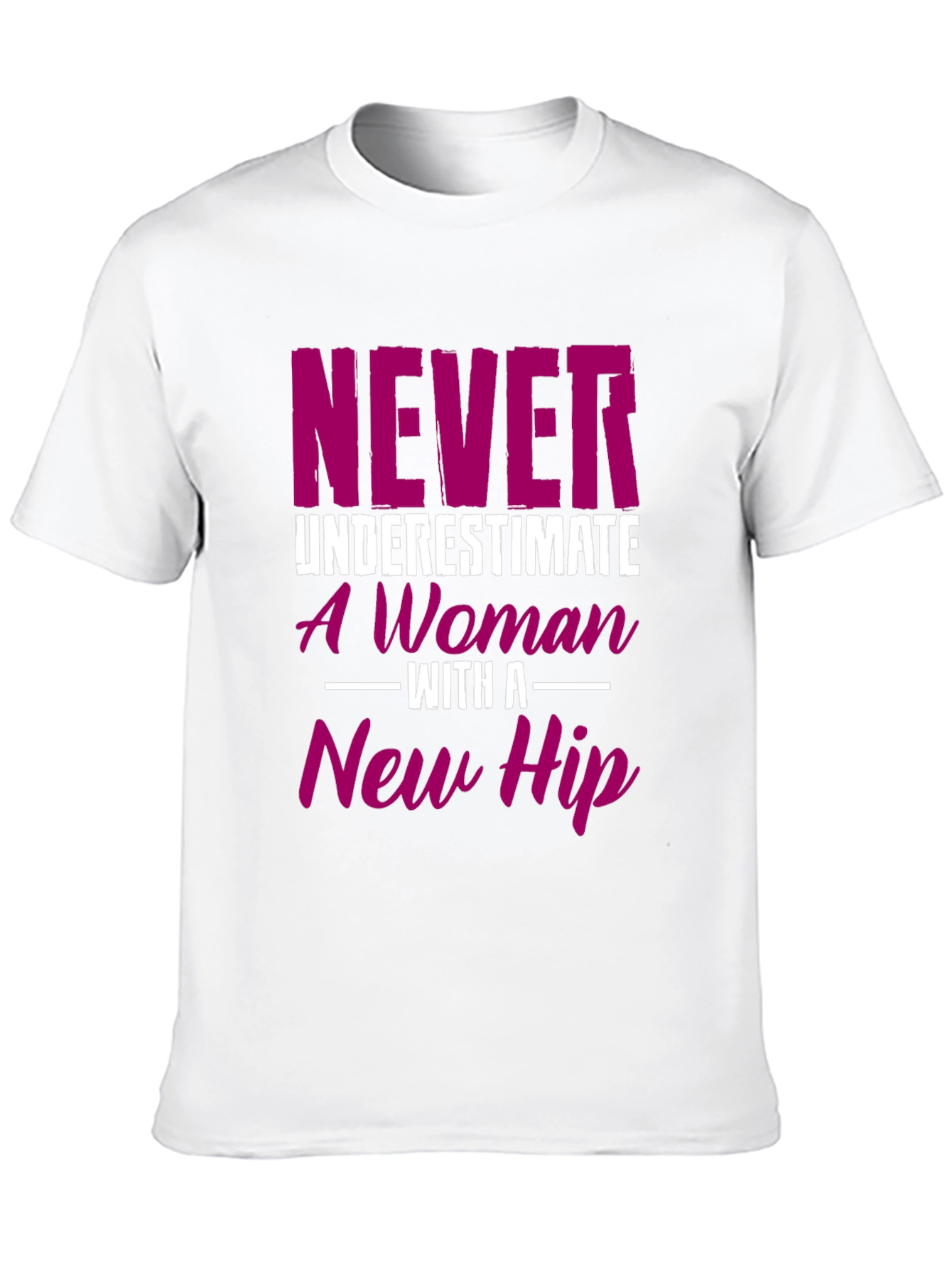 New Hip Womans Tee - Funny Recovery Gift