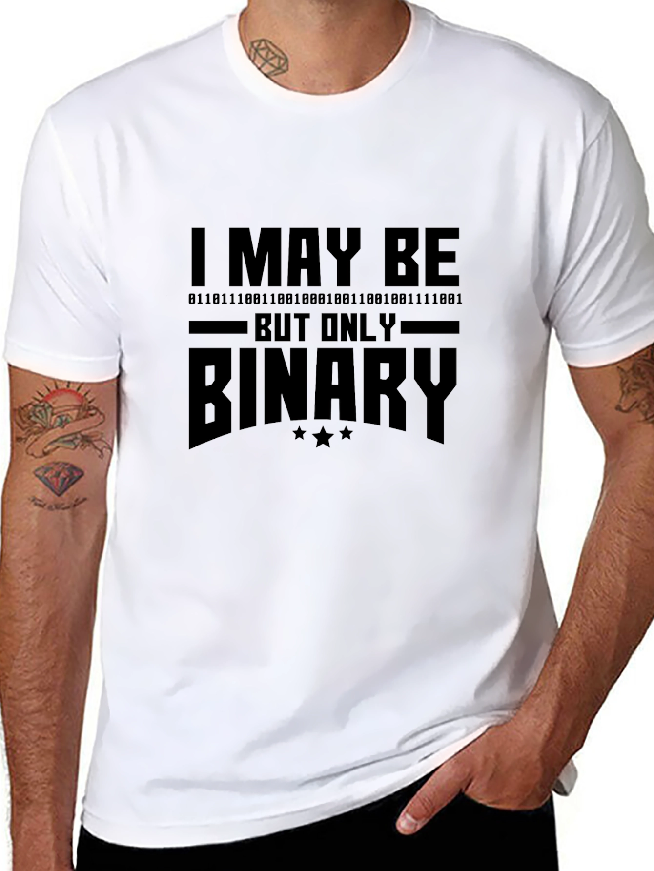 I May Be Binary T-Shirt - Programmer Gift