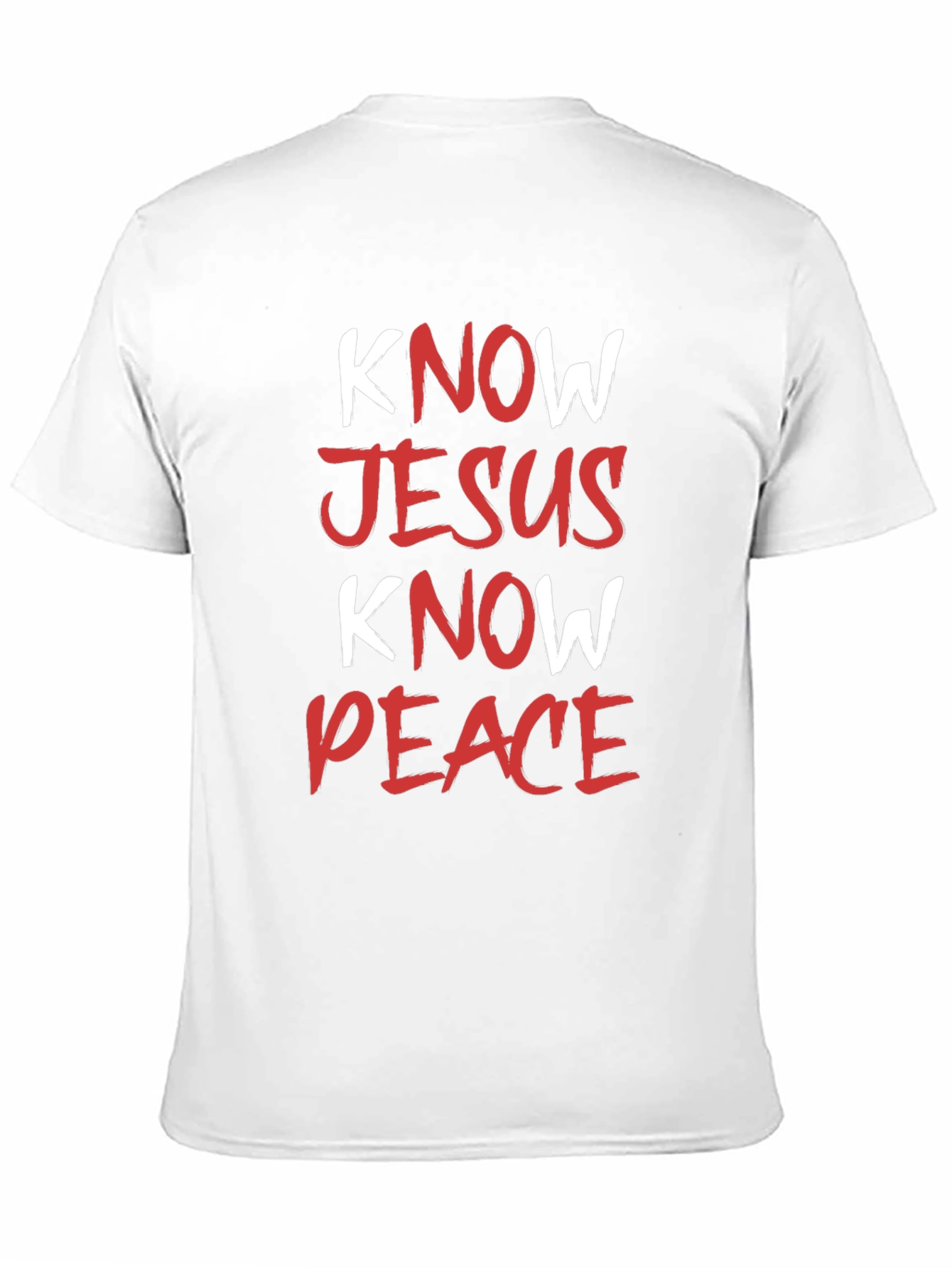 Know Jesus Know Peace Black T-Shirt