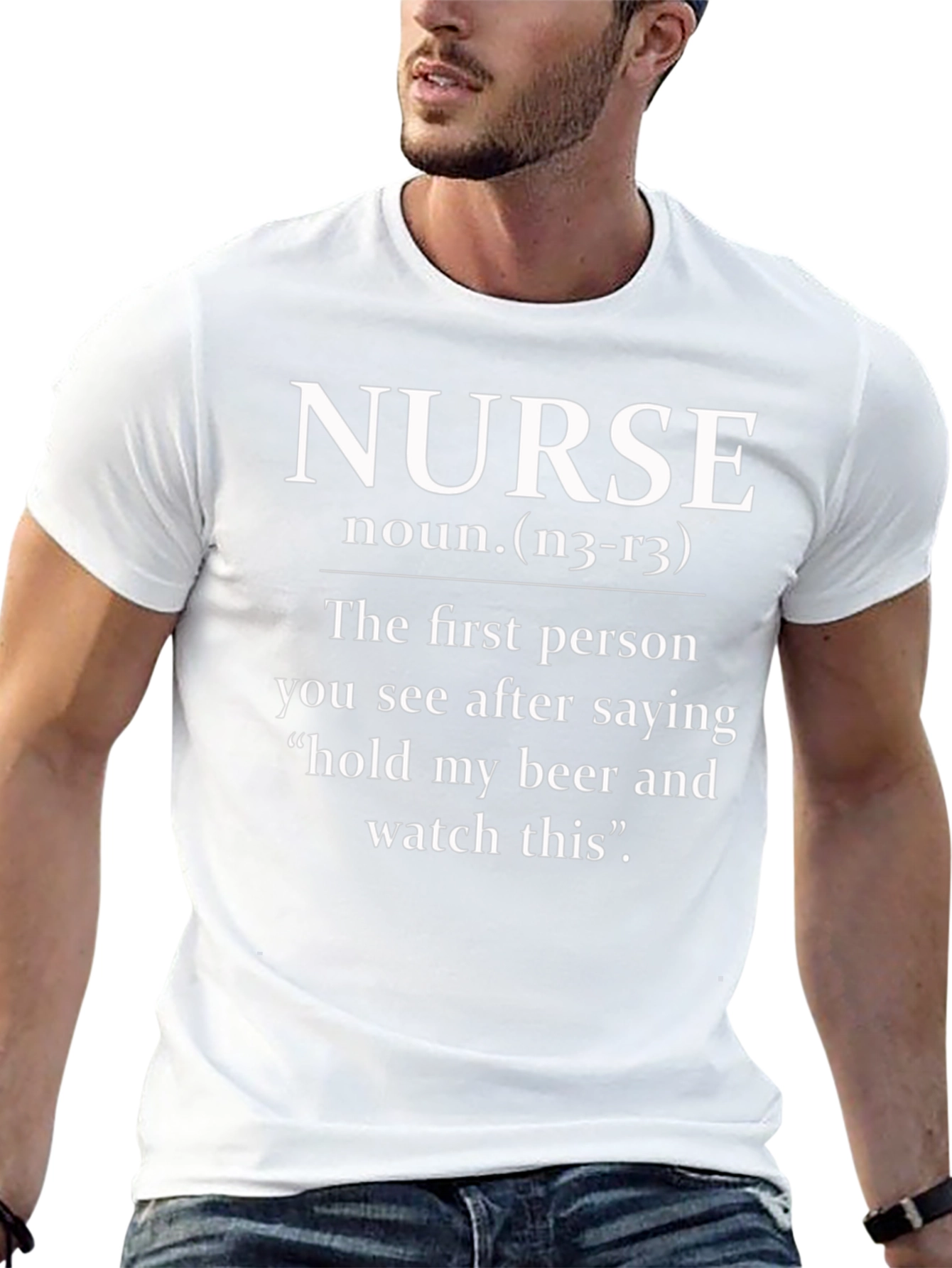 Nurse Definition Black Graphic T-Shirt