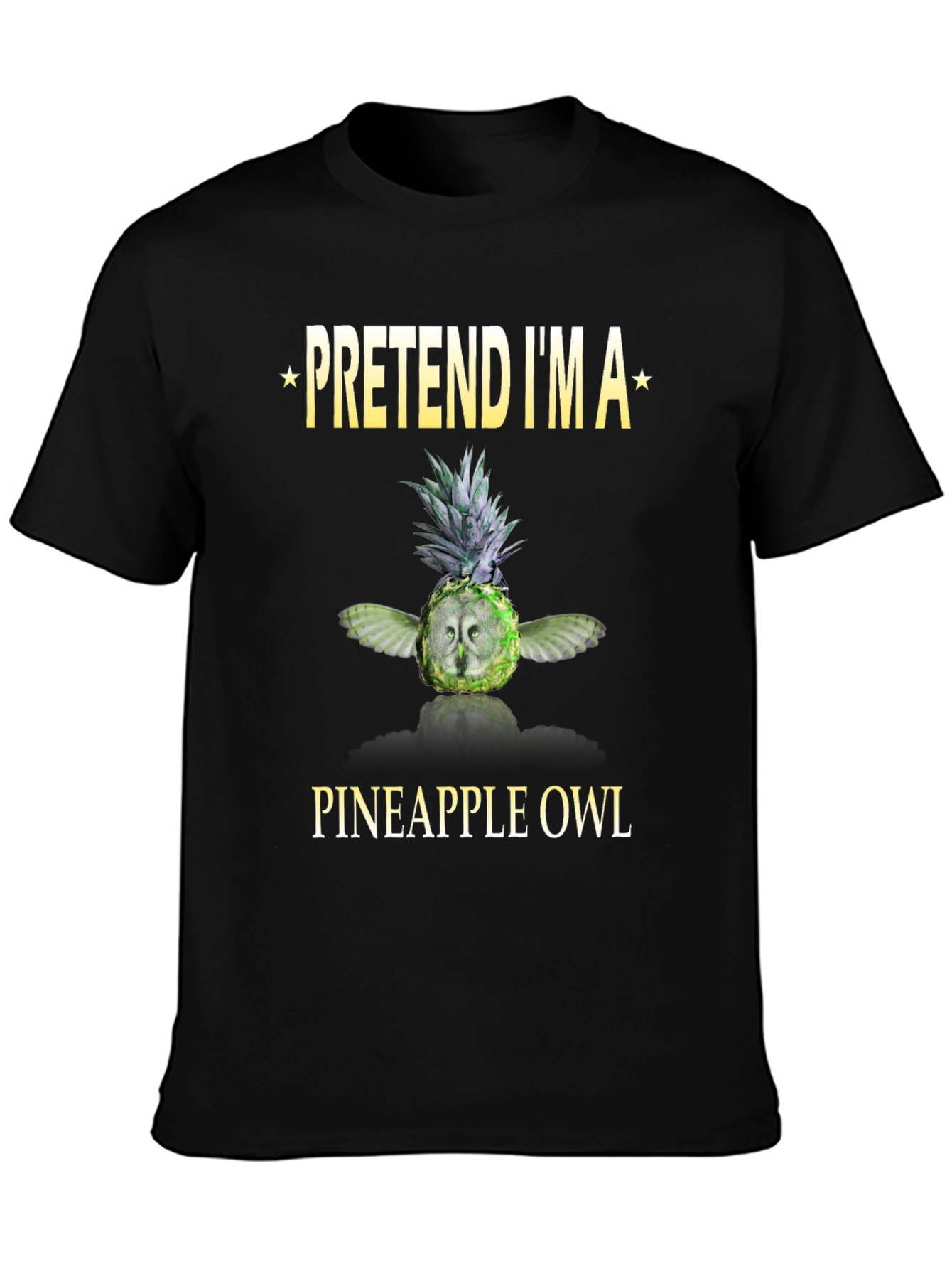 Pretend Im a Pineapple Owl T-Shirt