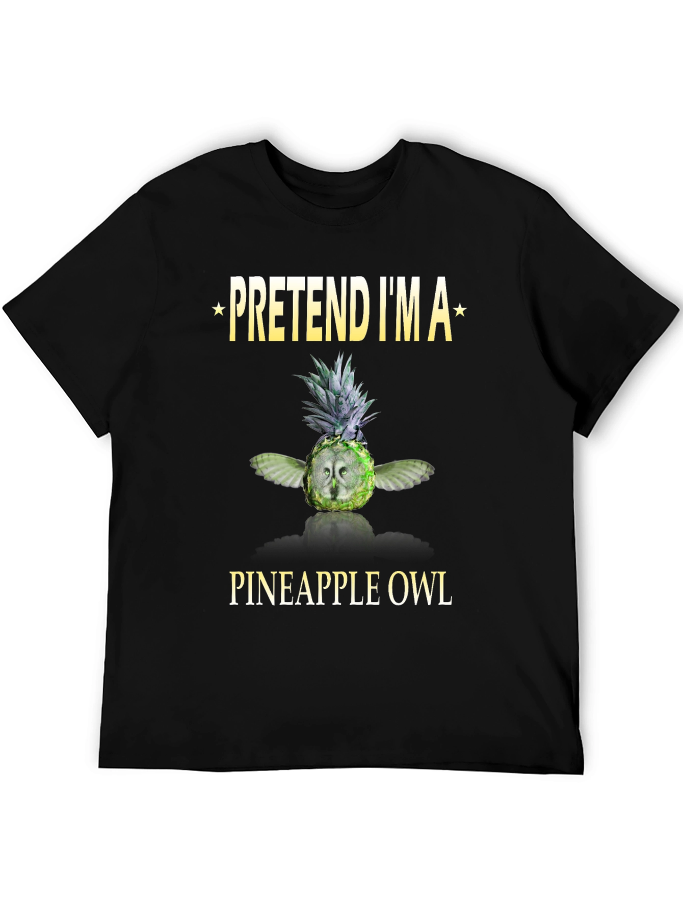 Pretend Im a Pineapple Owl T-Shirt