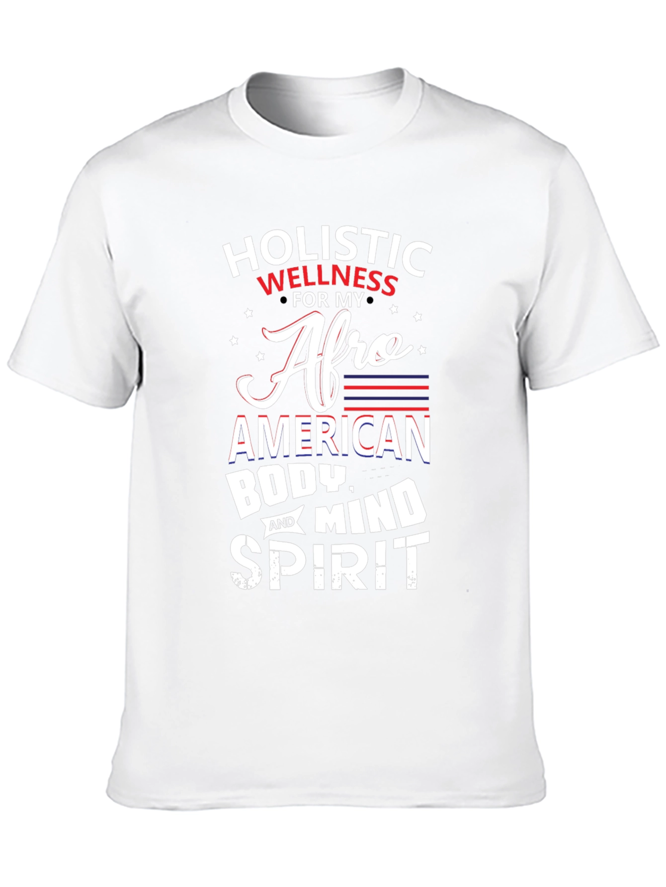 Holistic Wellness Afro American T-Shirt
