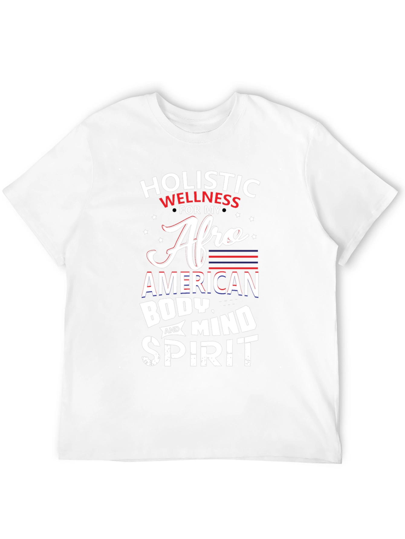 Holistic Wellness Afro American T-Shirt