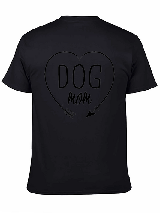 Dog Mom T-Shirt - Heart Arrow Design