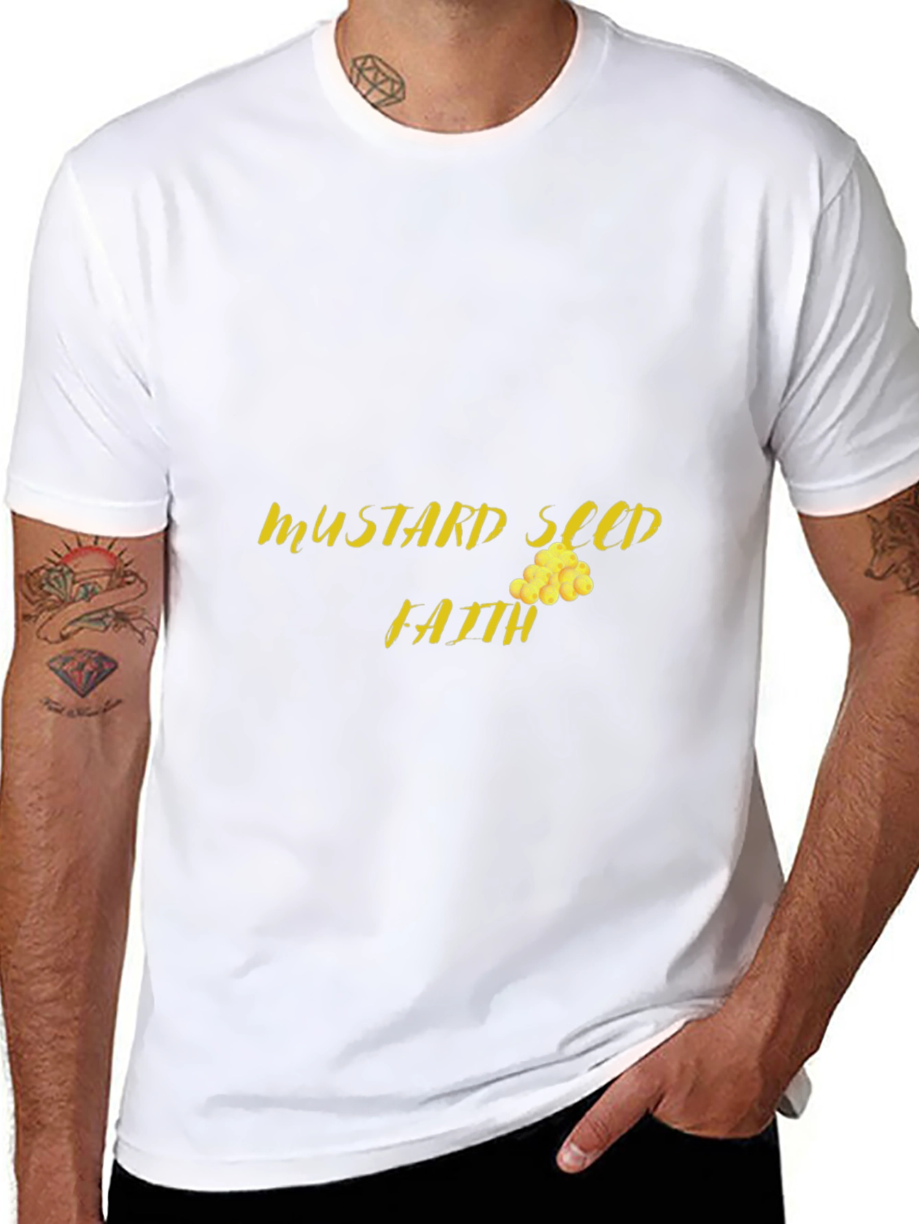 Mustard Seed Faith Graphic Tee - Black