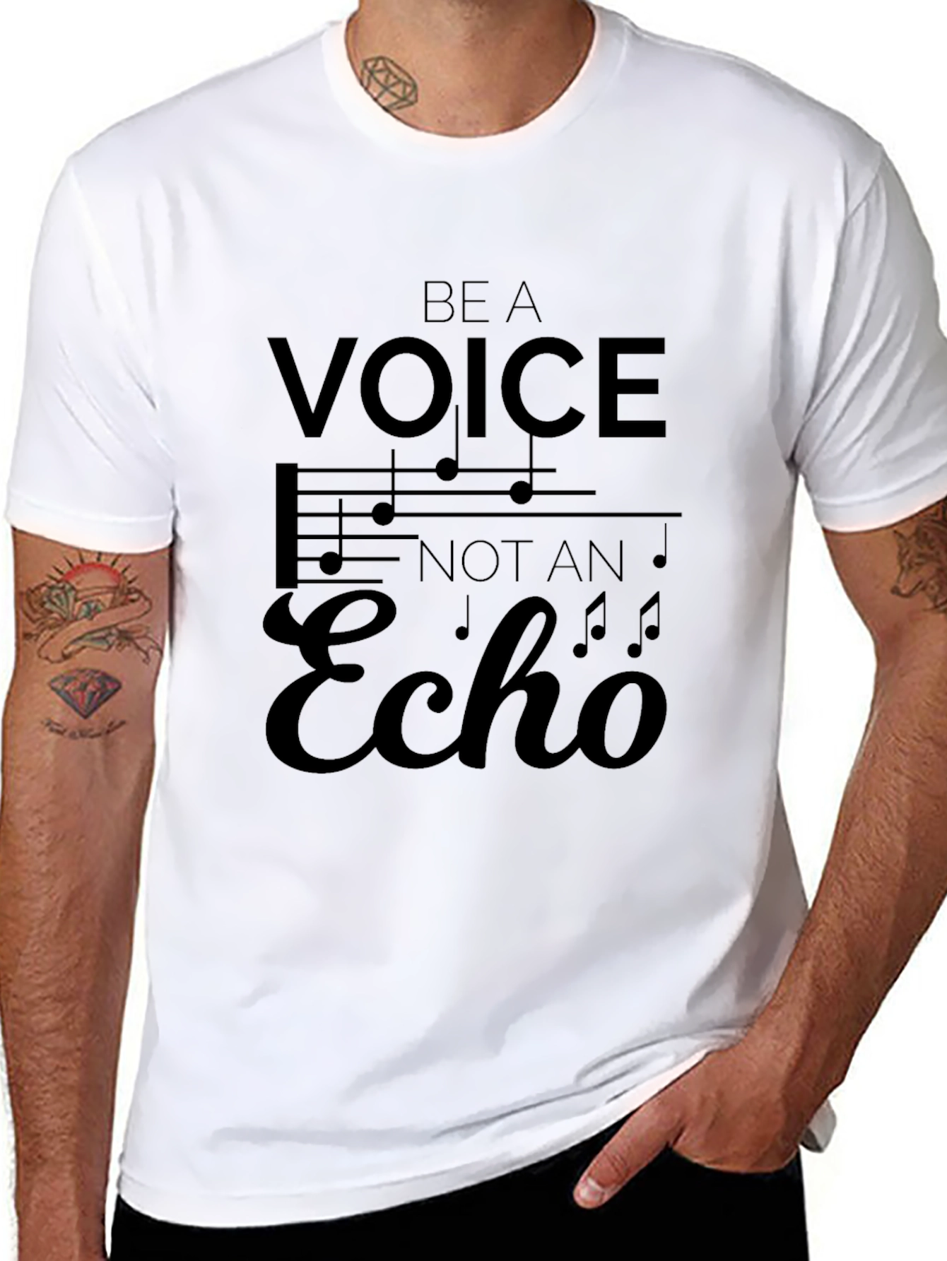 Be a Voice Not an Echo T-Shirt