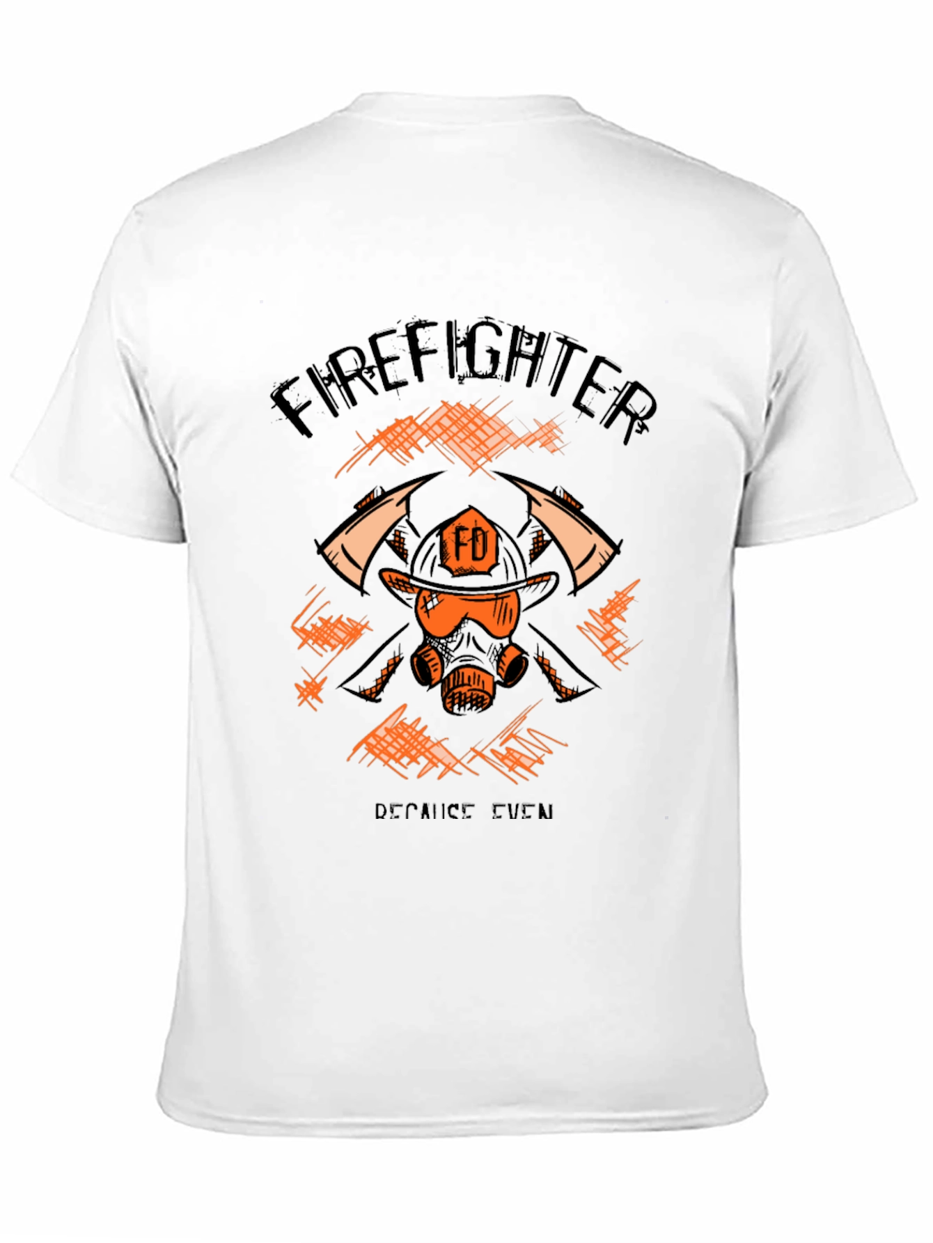 Firefighter Graphic Tee - Courage Under Fire