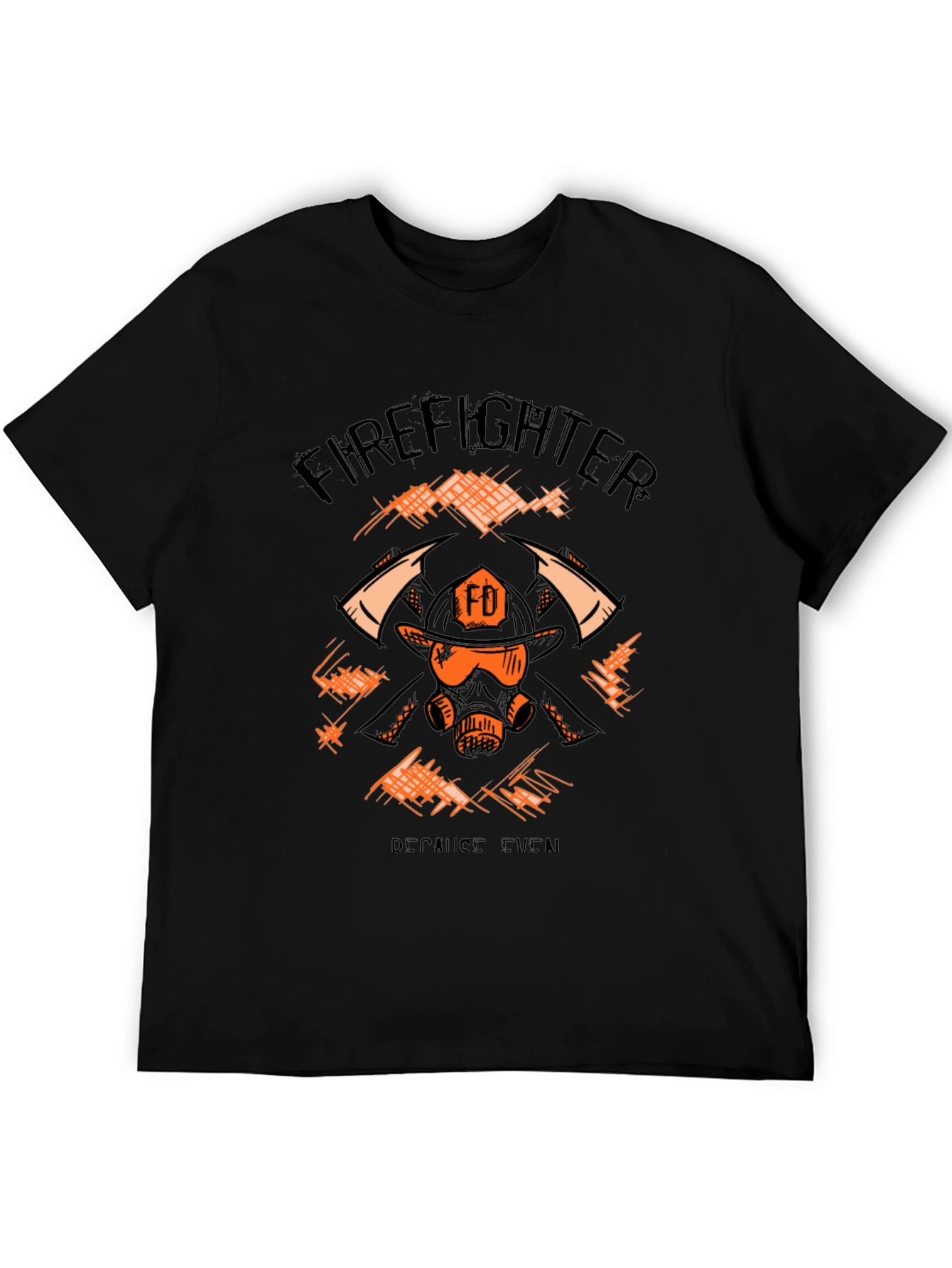 Firefighter Graphic Tee - Courage Under Fire
