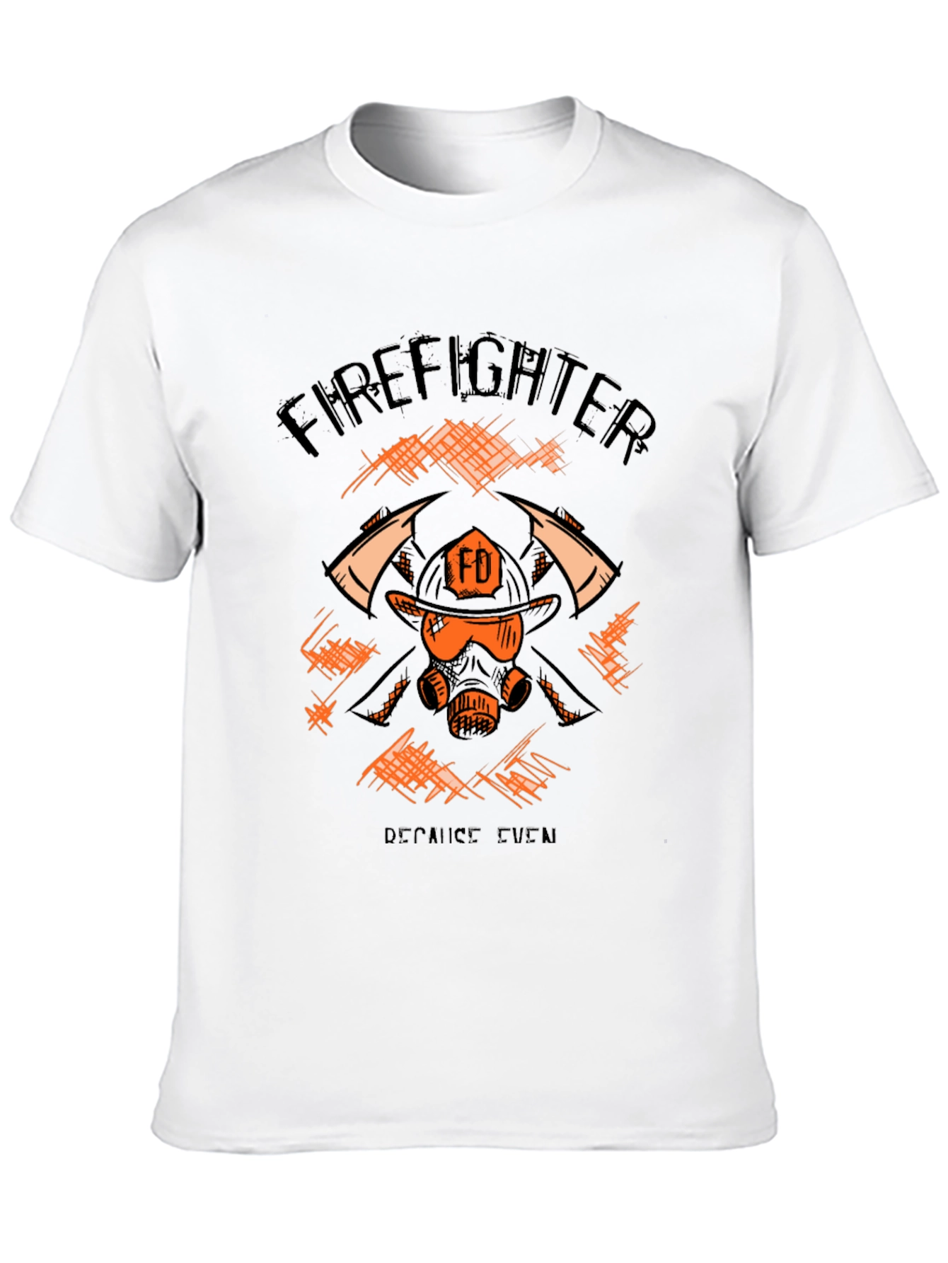Firefighter Graphic Tee - Courage Under Fire