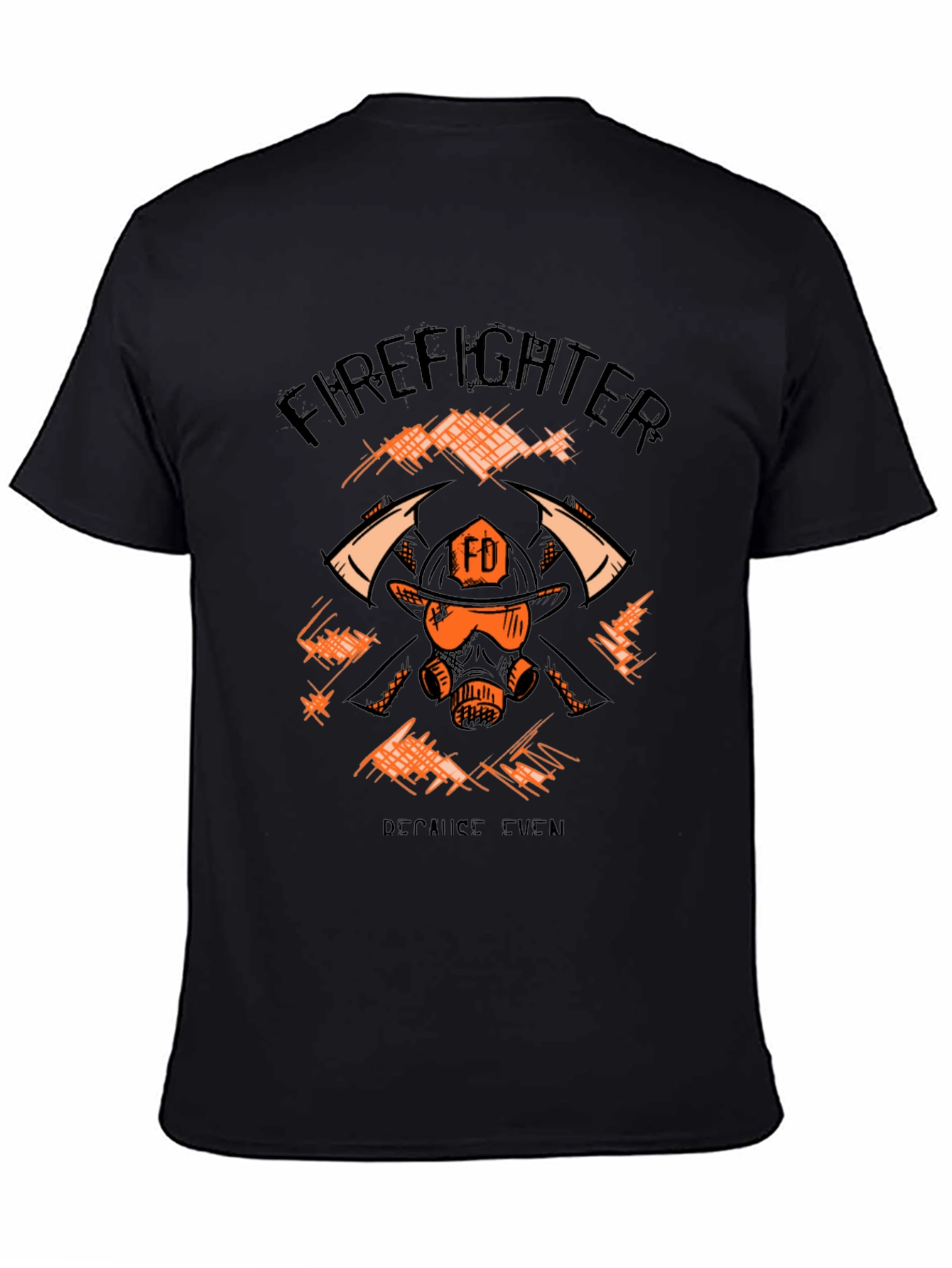 Firefighter Graphic Tee - Courage Under Fire