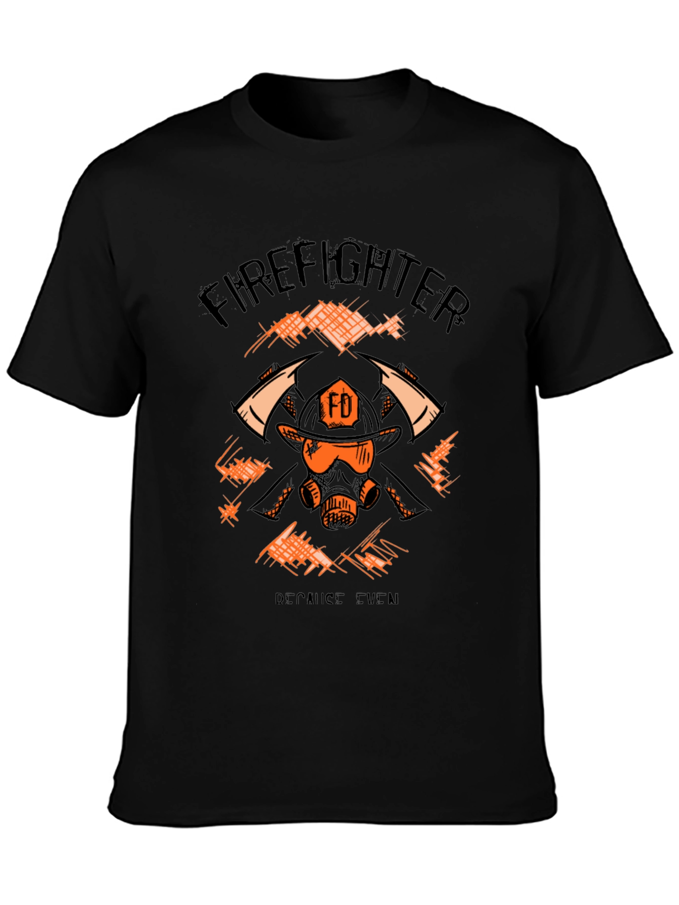 Firefighter Graphic Tee - Courage Under Fire