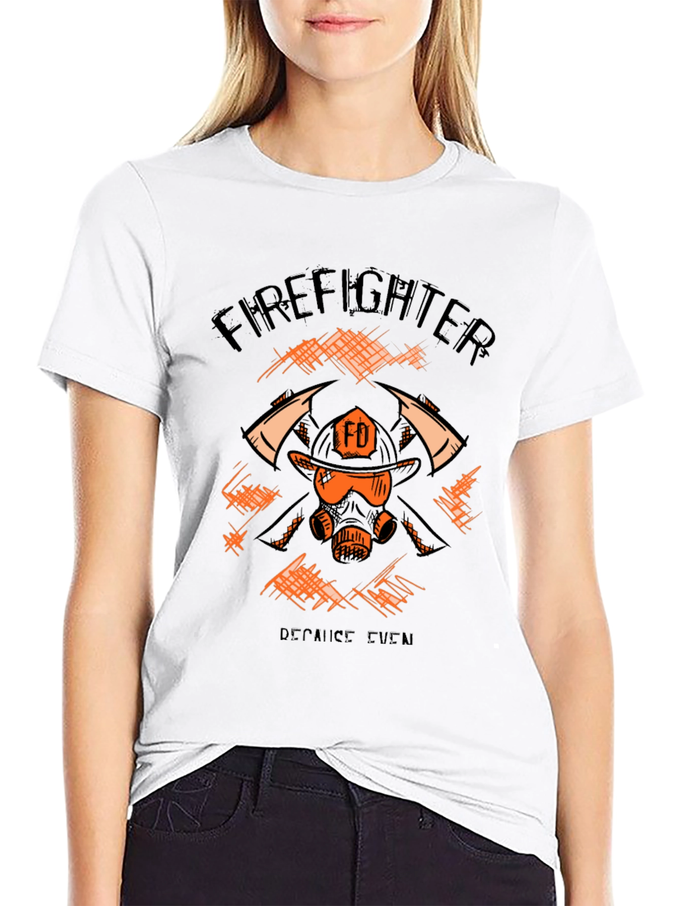 Firefighter Graphic Tee - Courage Under Fire