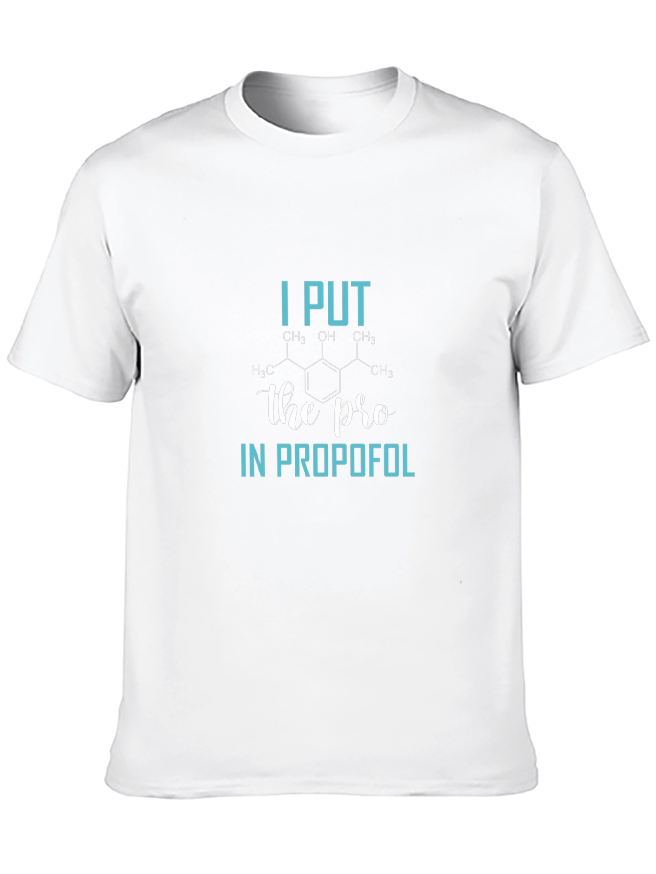 I Put The Pro in Propofol Black T-Shirt