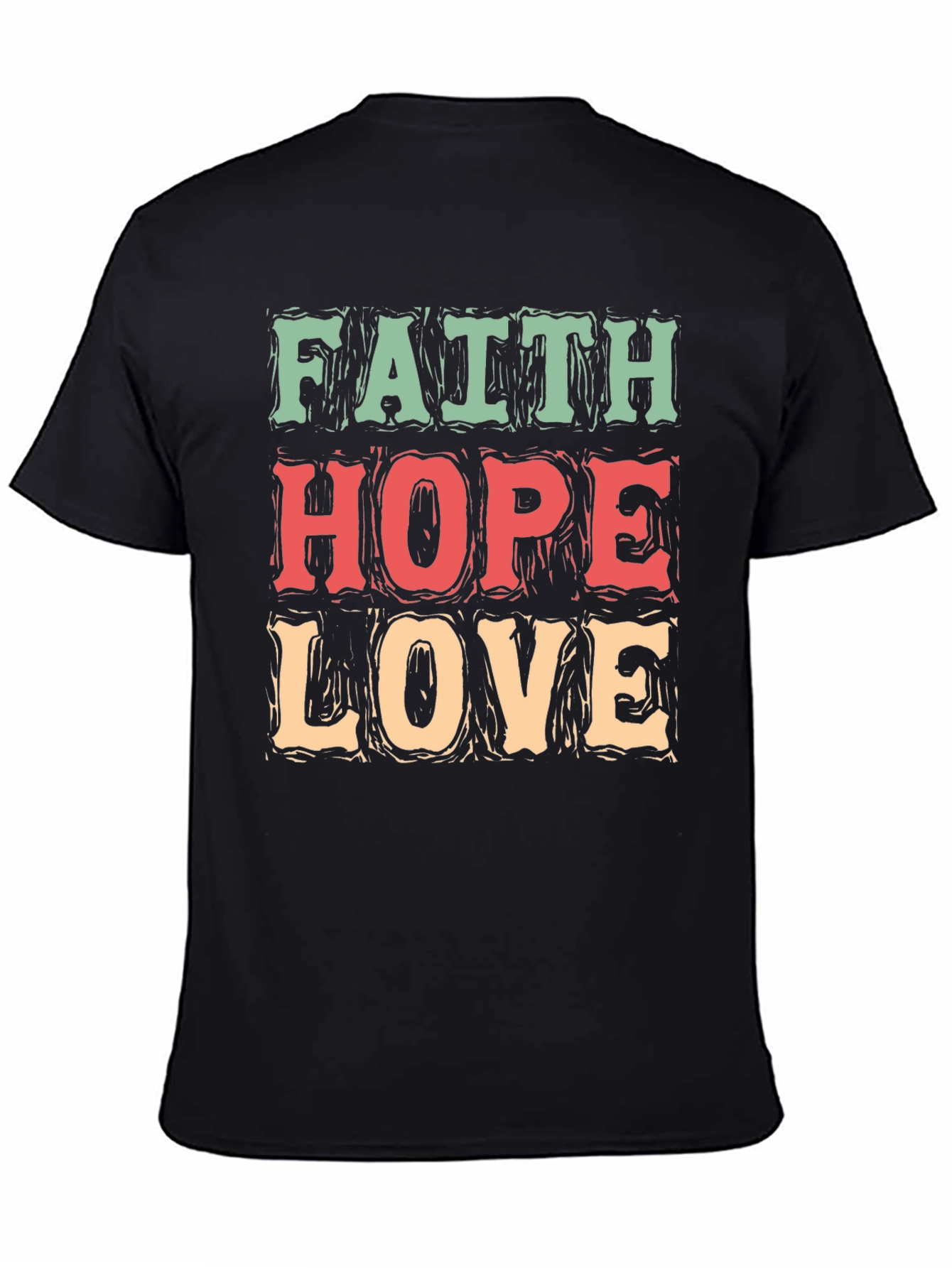 Faith Hope Love Graphic T-Shirt