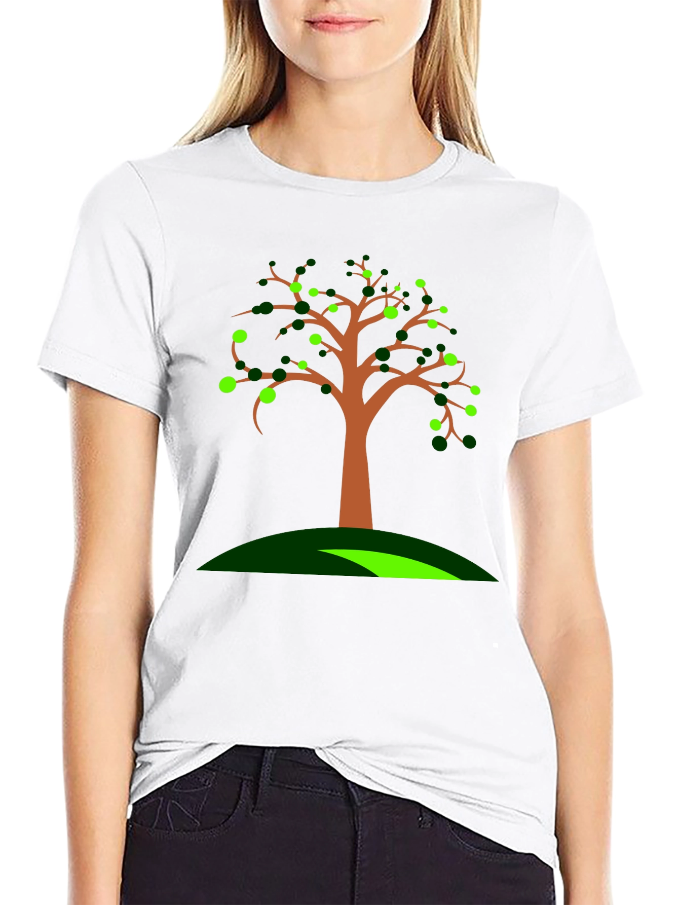 Nature Tree Graphic Print T-Shirt - Stylish Casual Wear