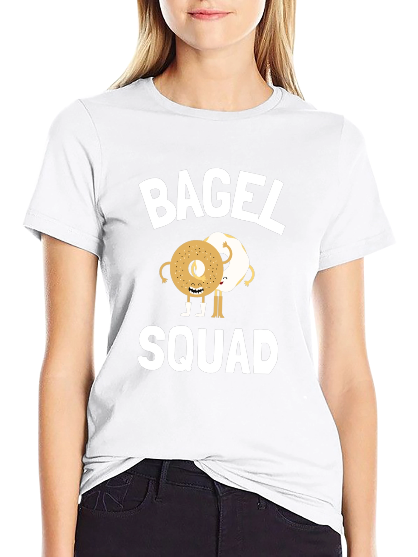 Bagel Squad Graphic Tee - Funny Foodie T-Shirt