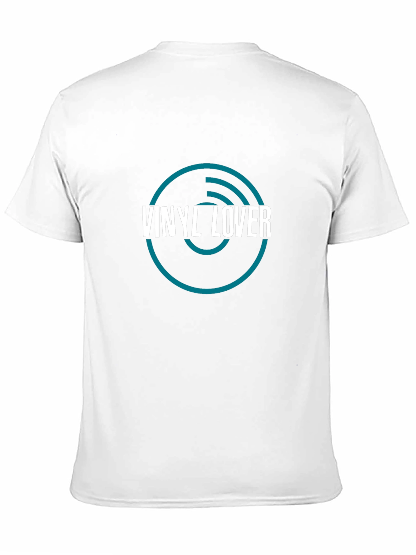 Vinyl Lover Graphic Tee - Black Cotton T-Shirt