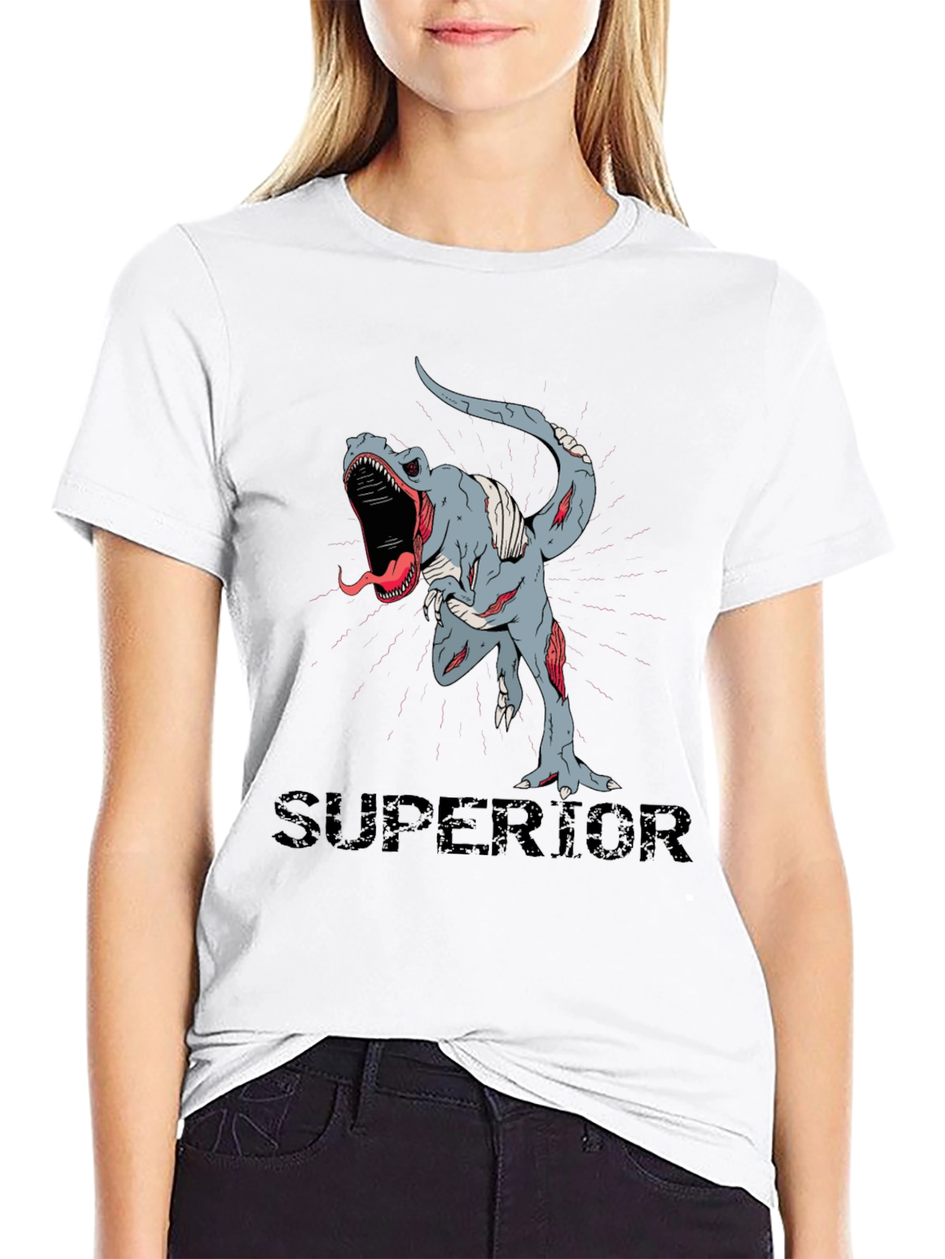 Zombie Dinosaur Superior T-Shirt