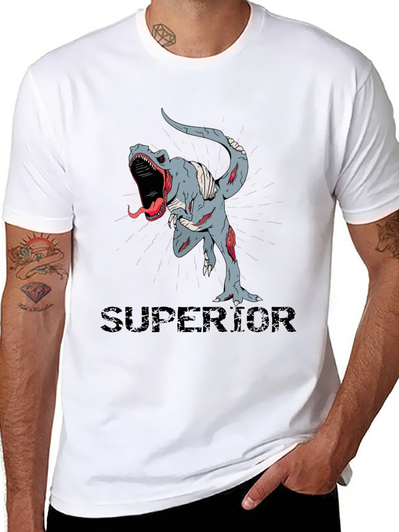 Zombie Dinosaur Superior T-Shirt
