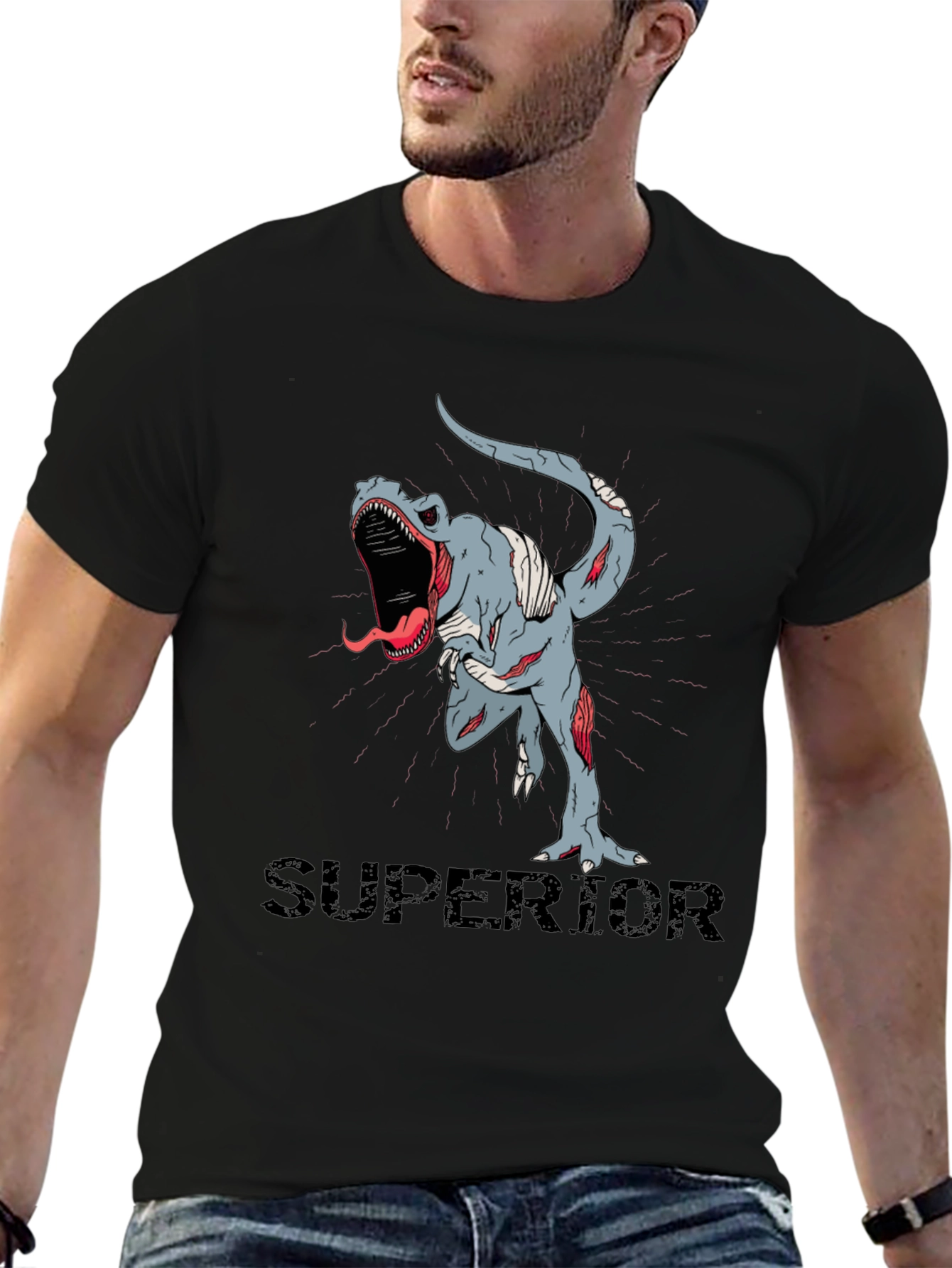 Zombie Dinosaur Superior T-Shirt
