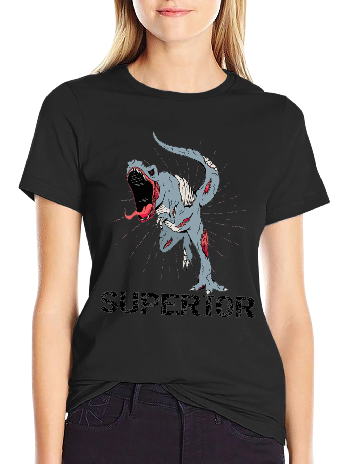 Zombie Dinosaur Superior T-Shirt