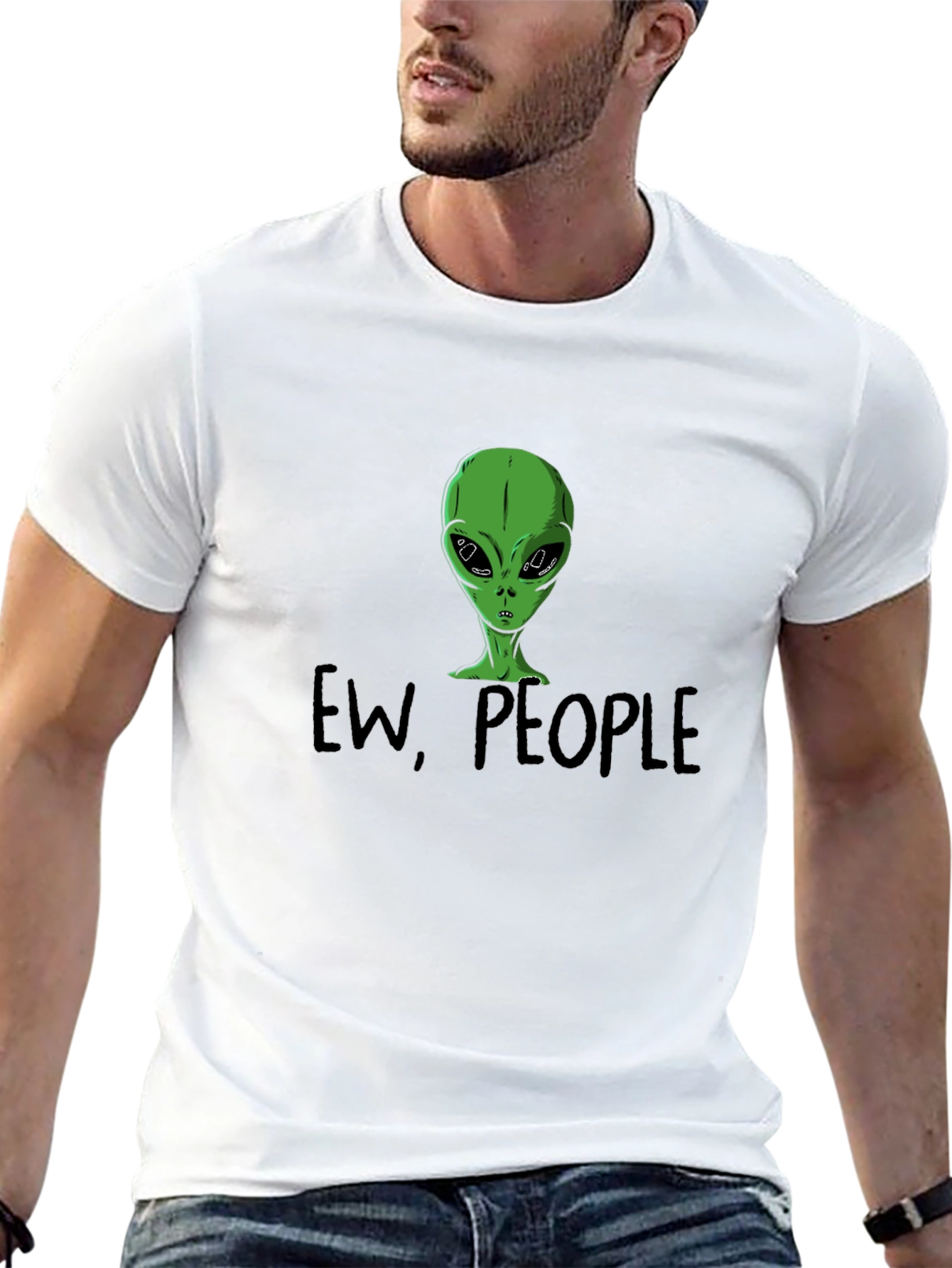 Ew People Alien Graphic Tee